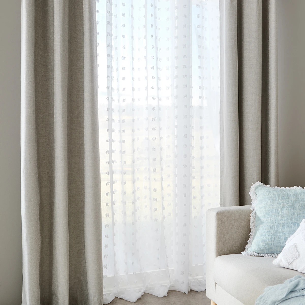 6 Madrid Curtain - White, 6 of 6
