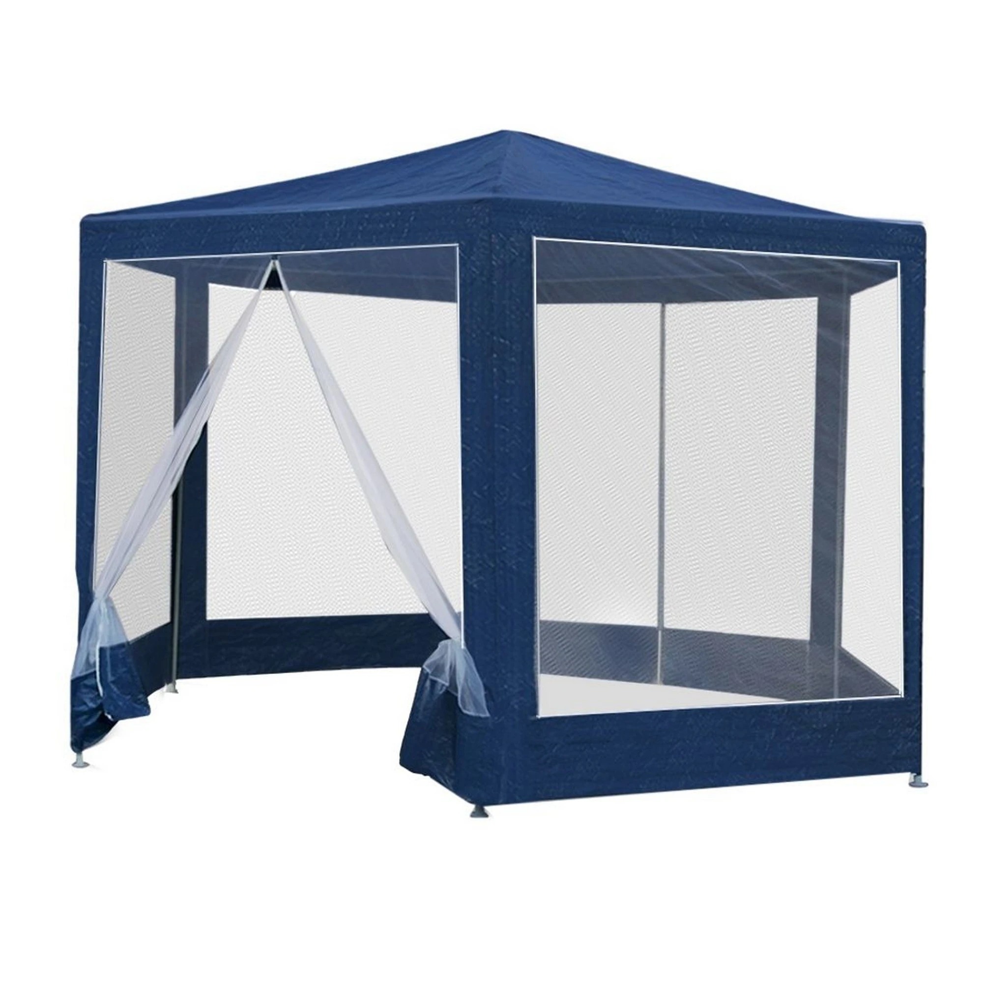 4 Instahut GazeboMarquee Wedding Party Tent Outdoor Camping Mesh Wall Canopy Shade - Blue, 4 of 7