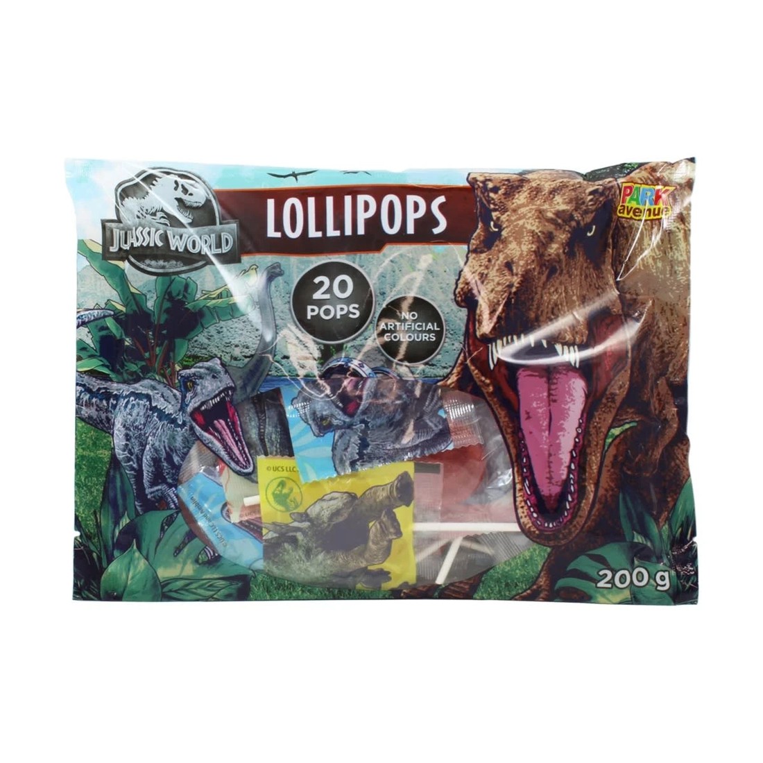 1 20 Pack Park Avenue Jurassic World Lollipops 200g, 1 of 1