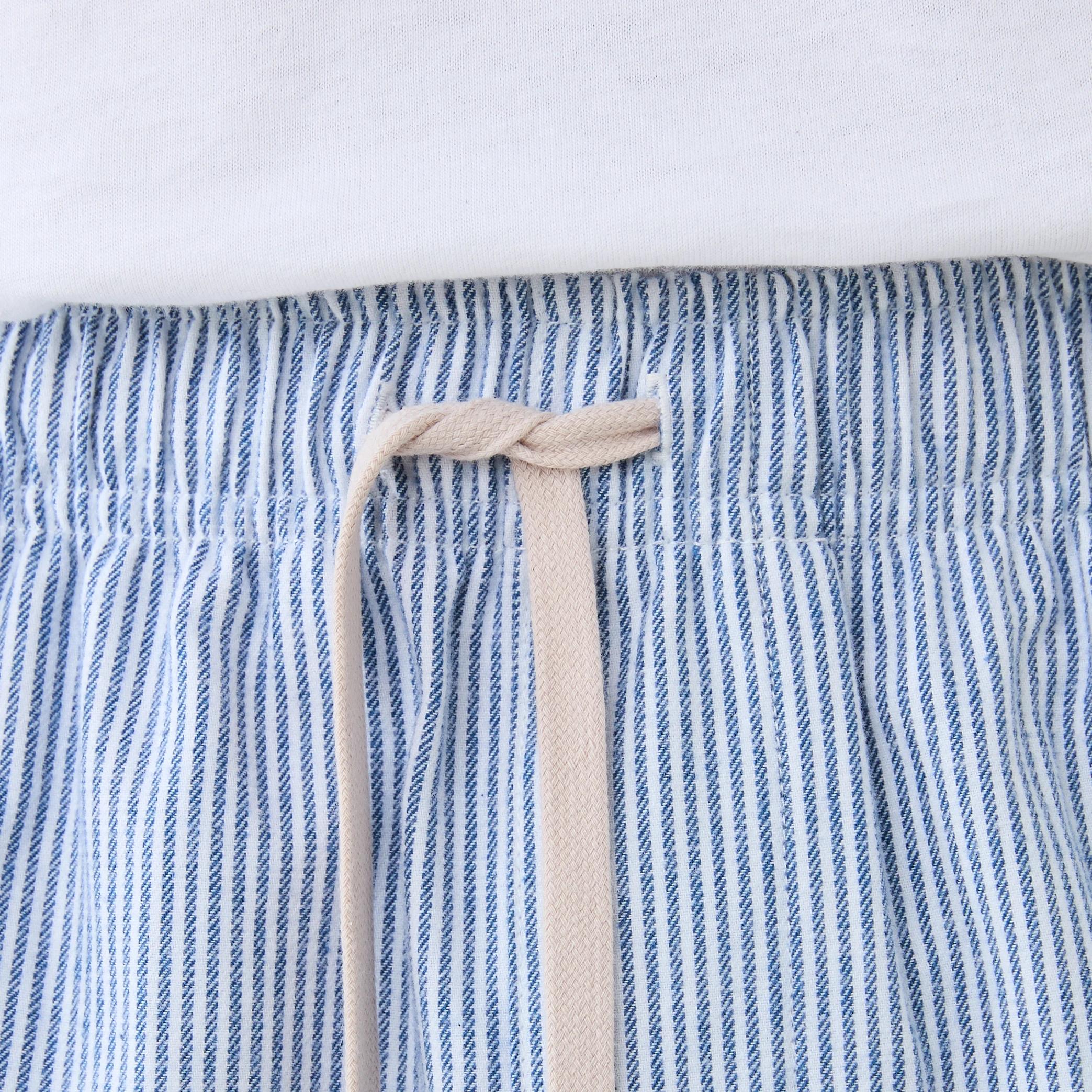 4 Textured Volley Shorts MICROSTRIPE FELICIA BLUE, 4 of 6