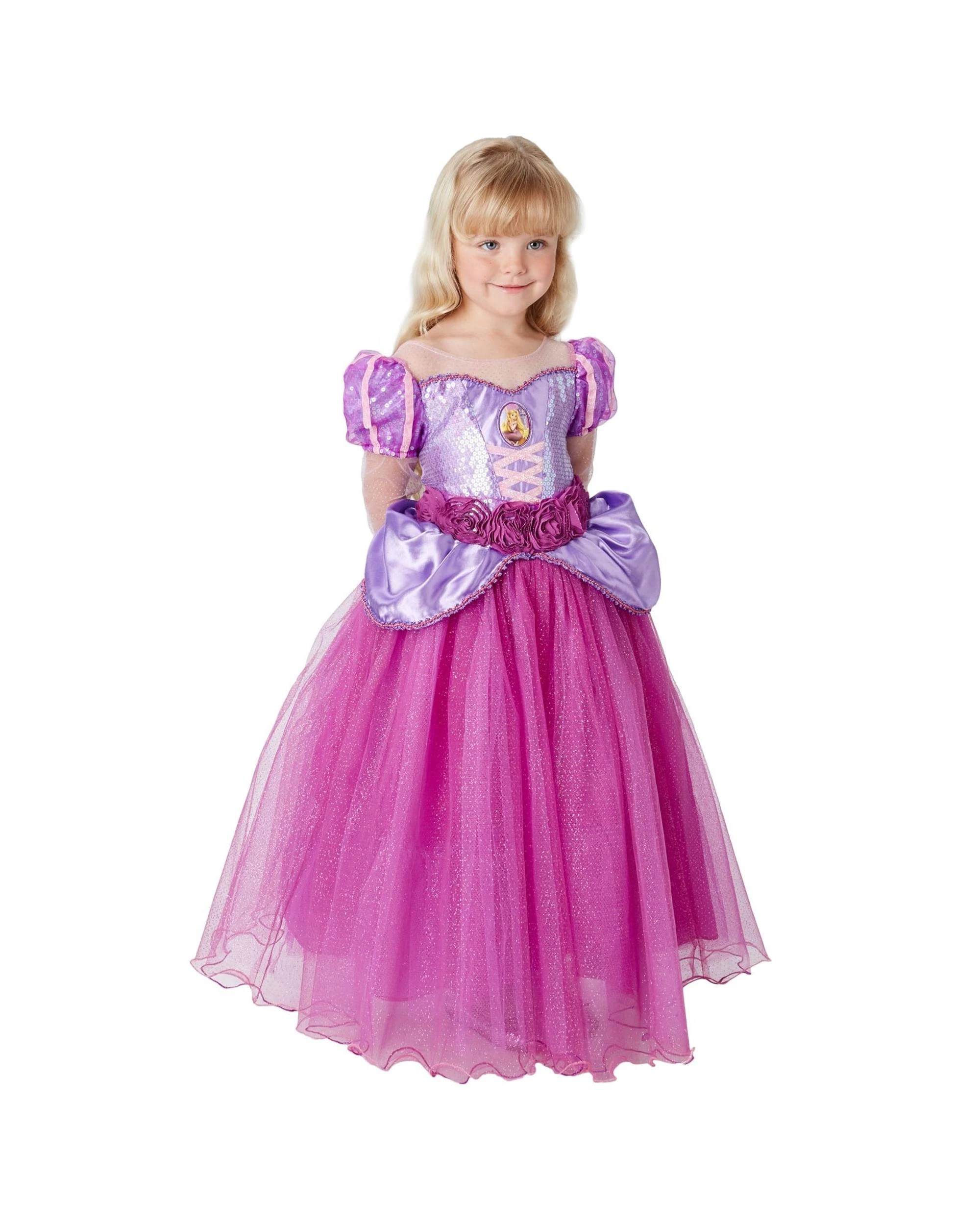 2 Disney Princess Rapunzel Premium Child Costume 3-5 Years, 2 of 4