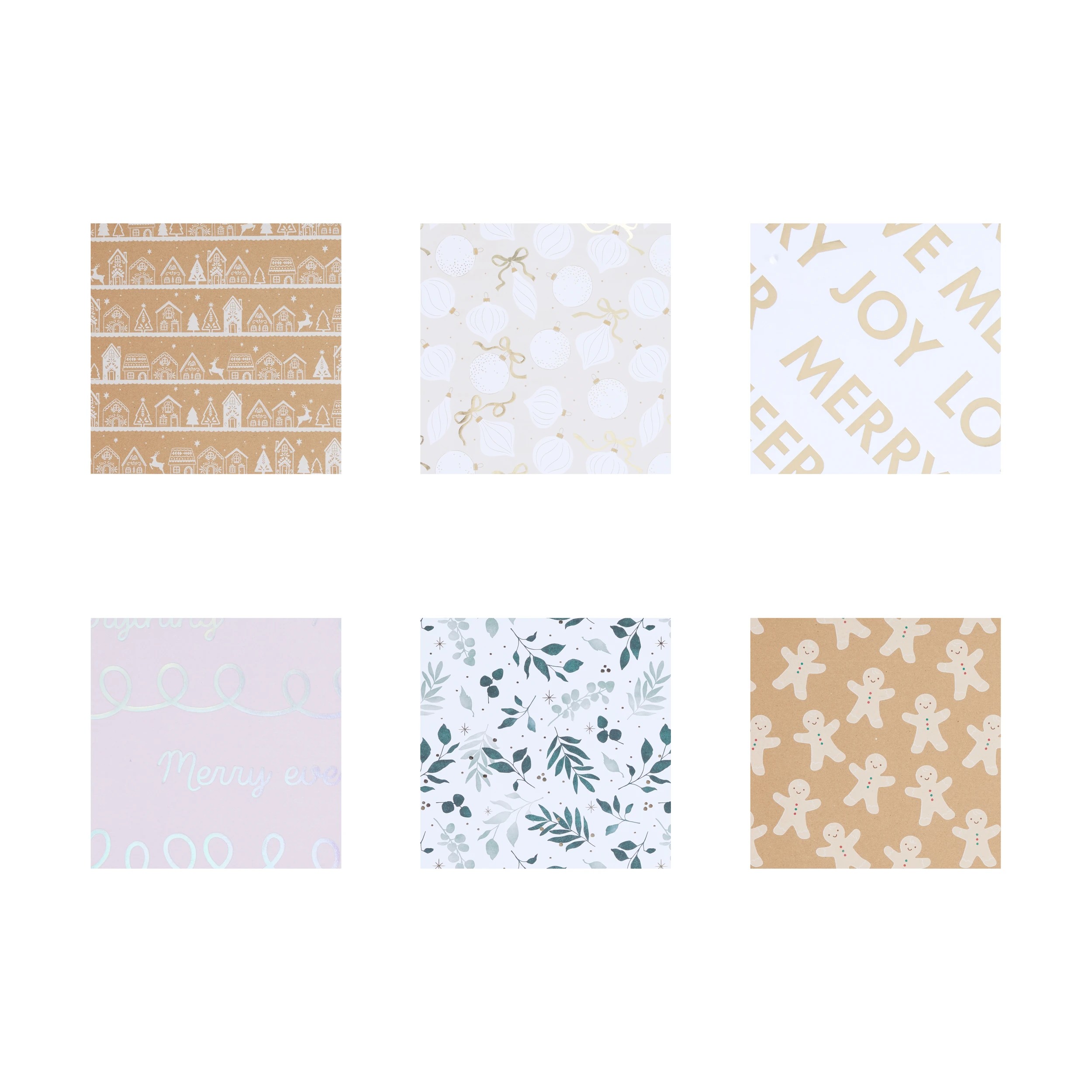 2 4m 70cm Christmas Kraft Gift Wrap - Assorted, 2 of 4