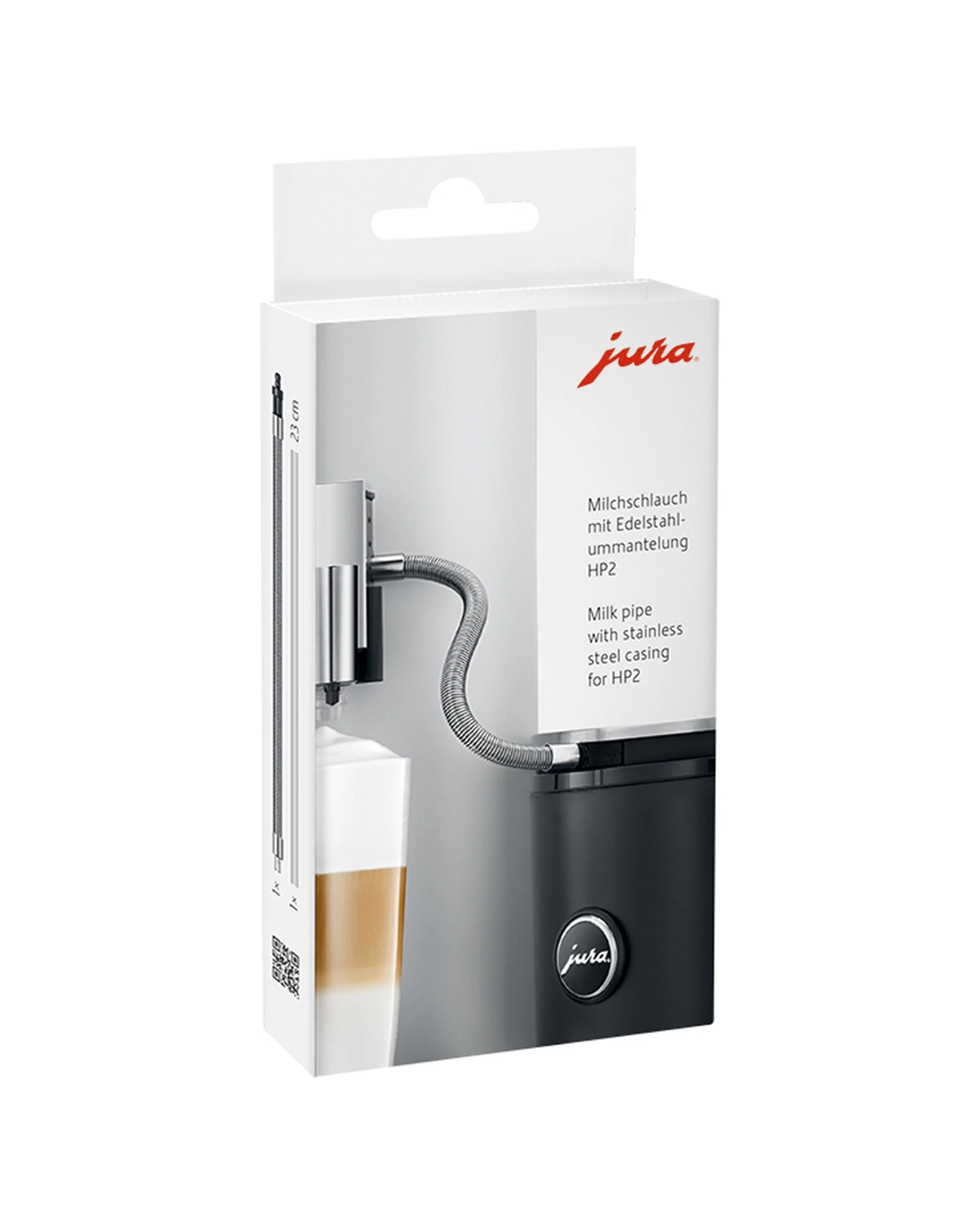 1 JURA Milk Feeding Pipe Stainless Steel Protective Casing For HP2 Model - Silver, 1 of 3