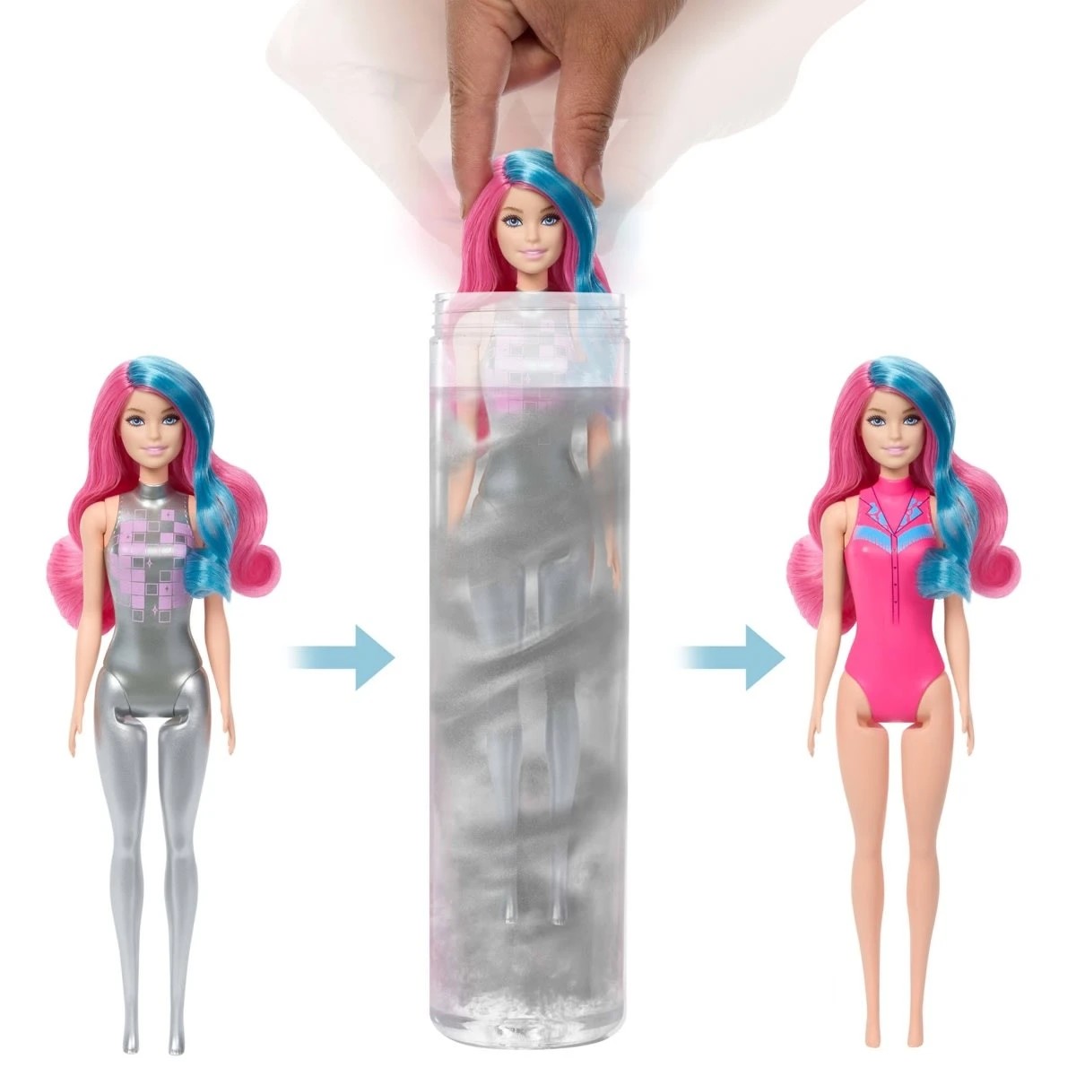 3 Barbie Color Reveal Pop Reveal Shakes Series Doll Playset - Assorted, 3 of 5
