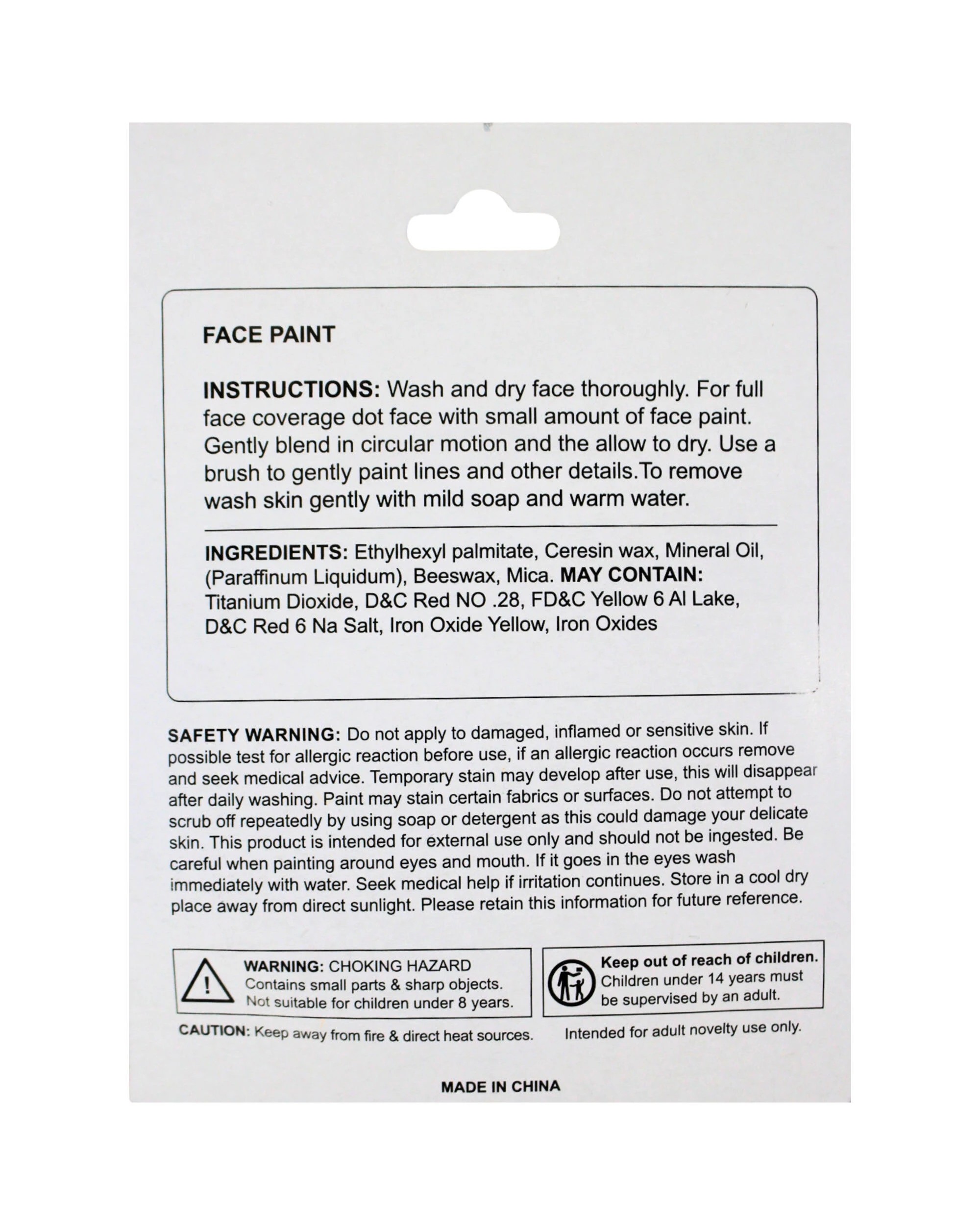 2 JD Party Makeup Base Face Paint - One Size - Orange, 2 of 2