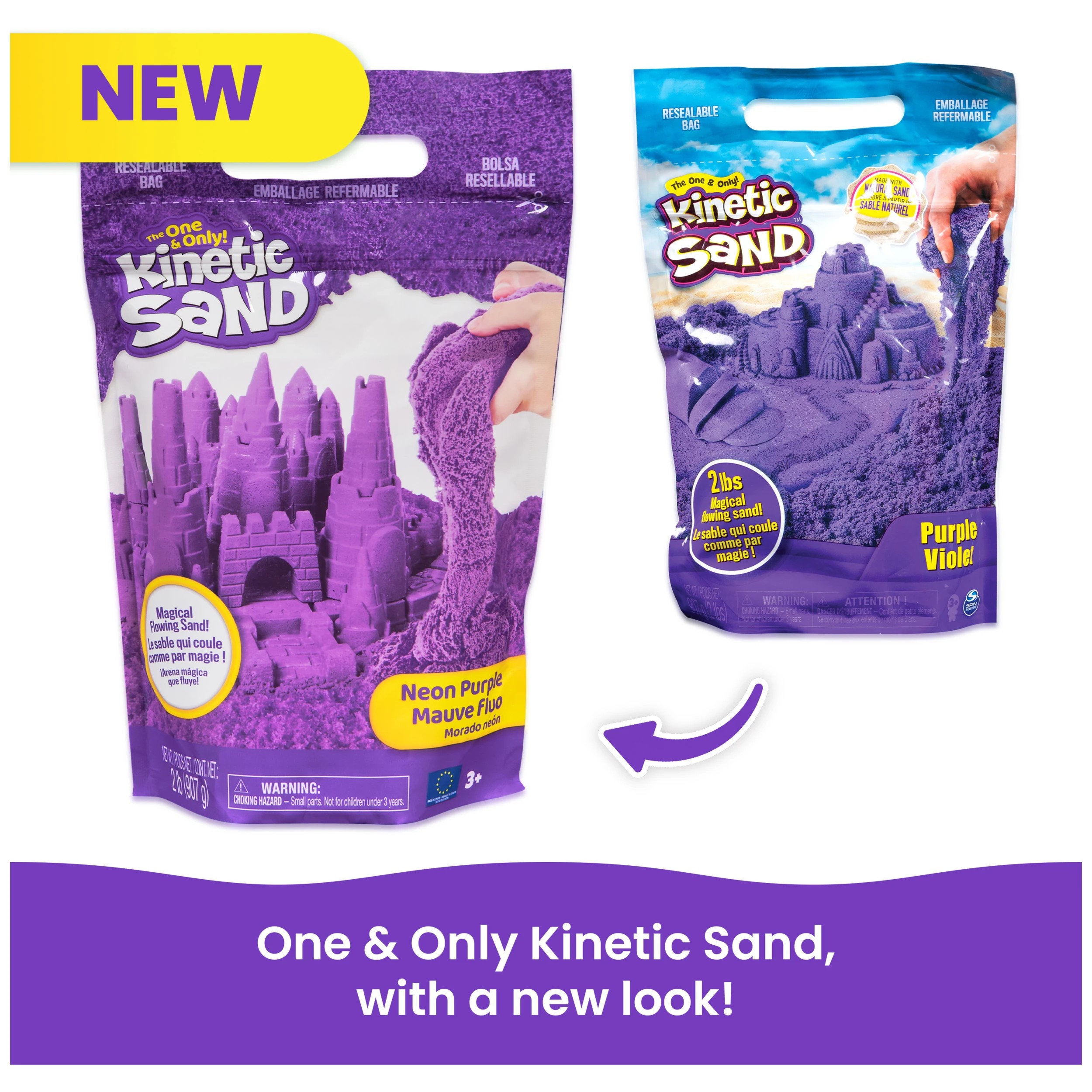 6 Kinetic Sand Colour Bag - Purple, 6 of 9