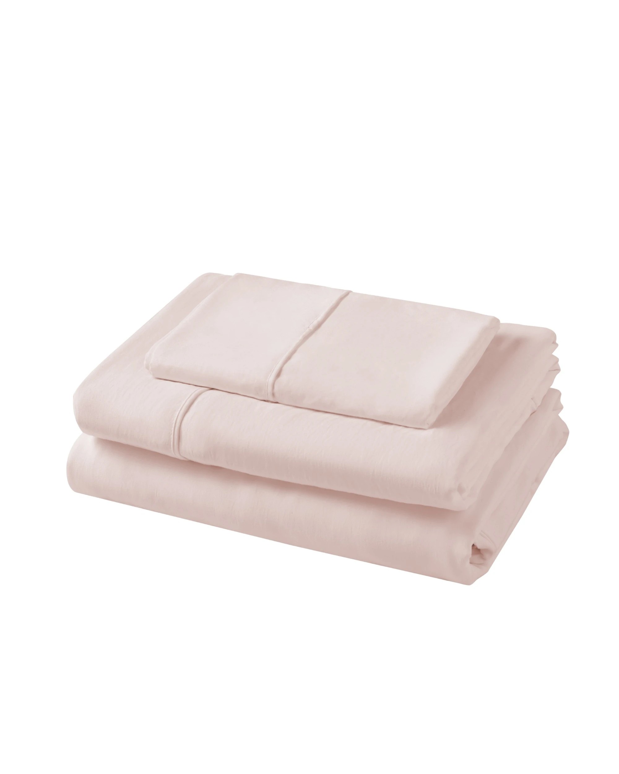 8 Dreamaker Superfine Washed Microfibre Sheet Set - King Single Bed - Blush Pink, 8 of 8
