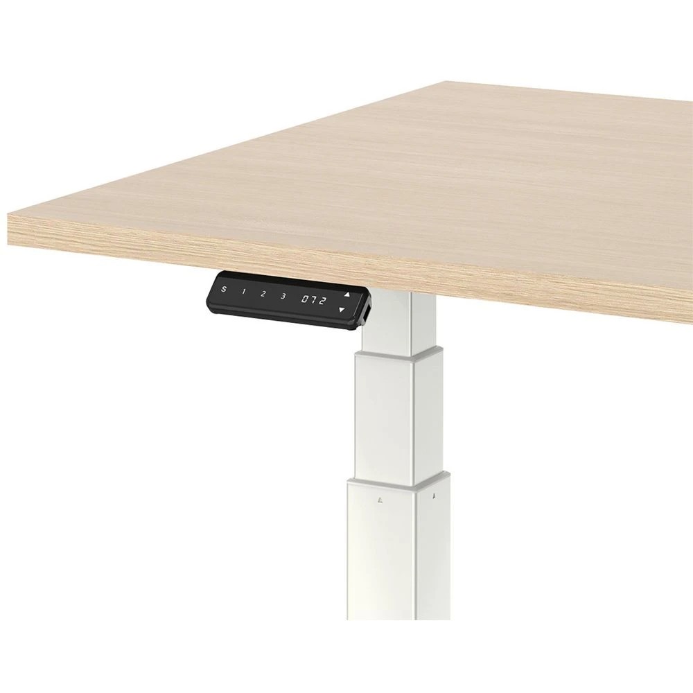 4 Stilford S2 Electric Corner Workstation 1500mm Oak Desks, Tables and Workstations, 4 of 8