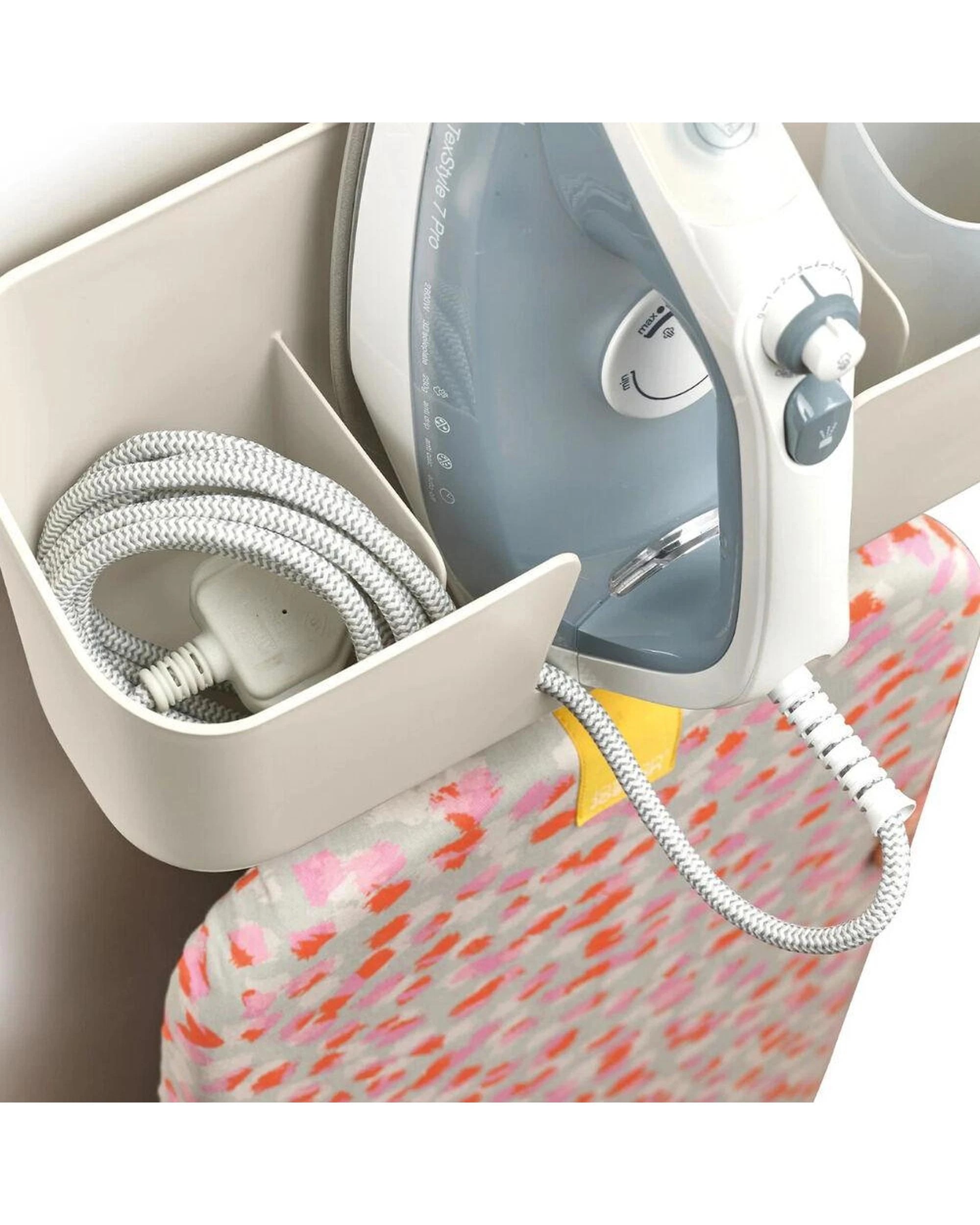 8 Joseph Joseph IronHub Ironing Storage Caddy Ecru, 8 of 9