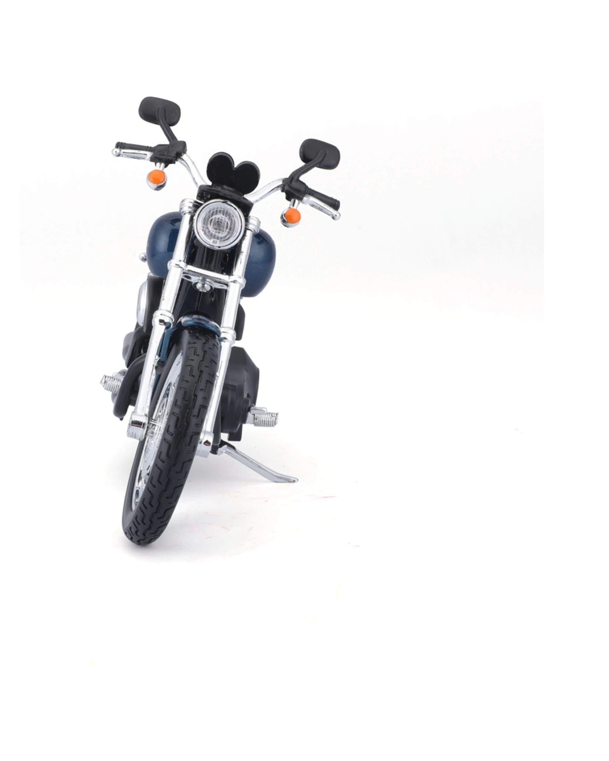 4 Maisto Motorcycle 2004 Dyna Super Glide Sport Model Replica Toy Bike - Blue, 4 of 6