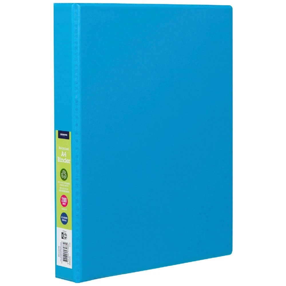 1 J.Burrows A4 Binder 2D 25mm Blue, 1 of 6