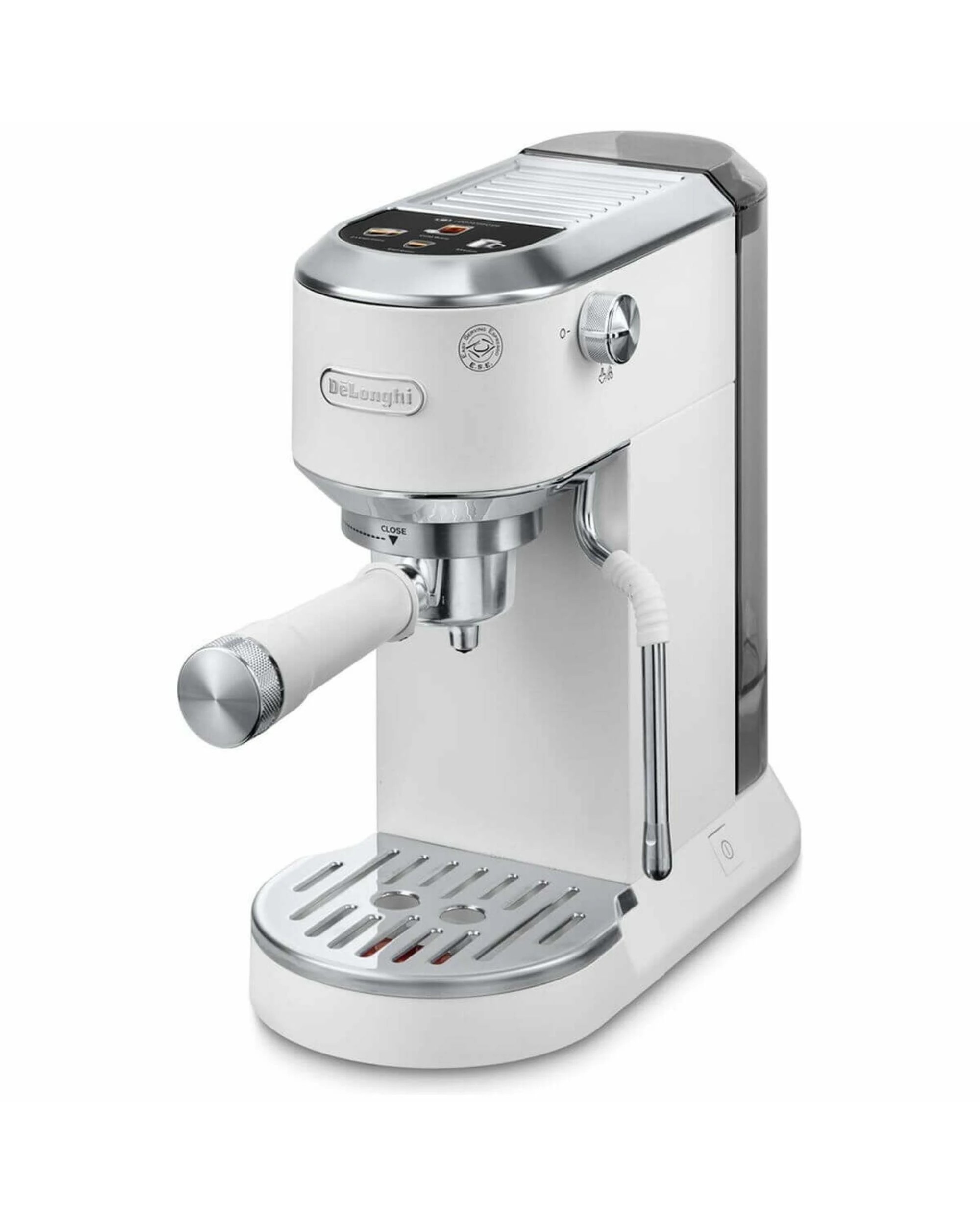1 De'Longhi Dedica Duo Coffee Machine with Cold Brew White, 1 of 5