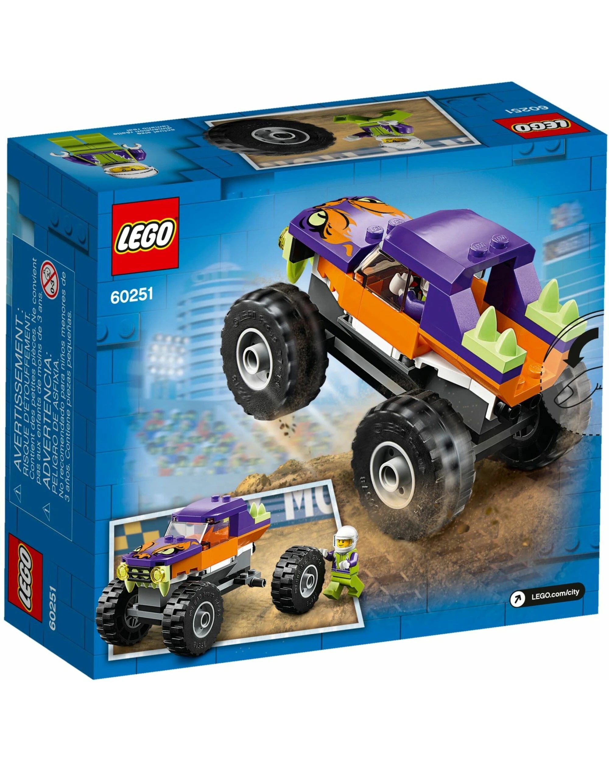 4 LEGO 60251 Monster Truck: Toy Car for Kids 5+, 4 of 4
