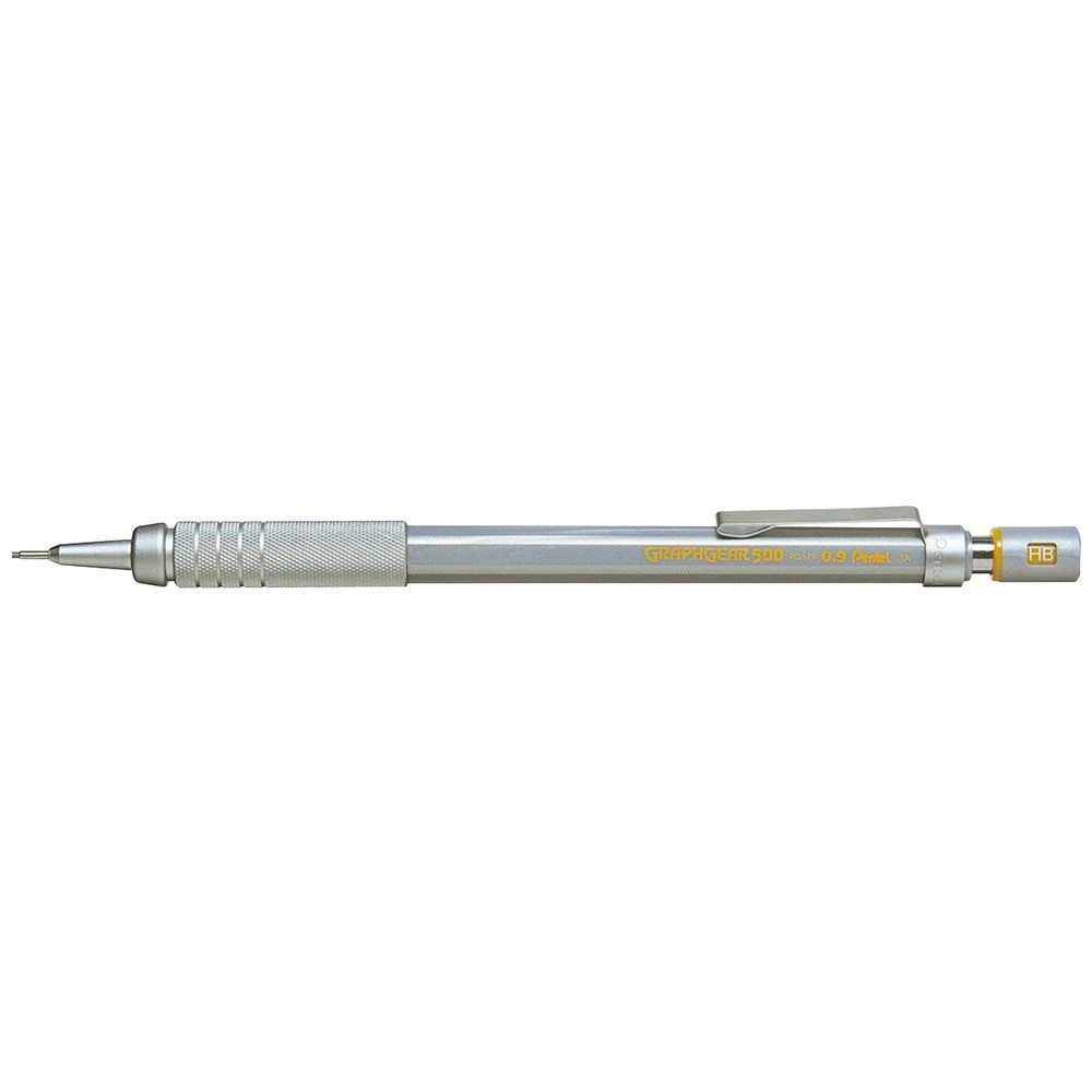 1 Pentel Graph Gear 500 Mechanical Pencil 0.9mm Steel, 1 of 7