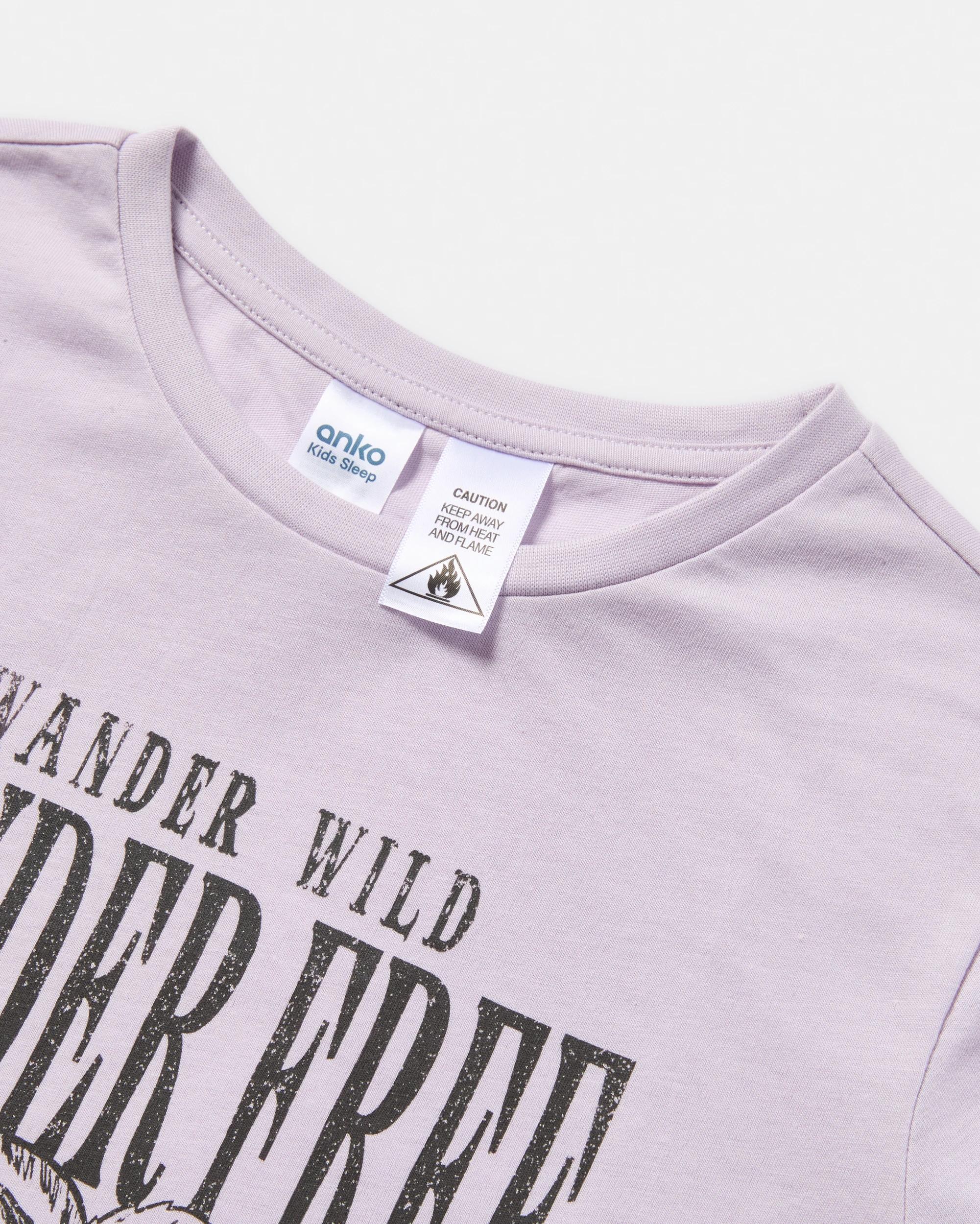 8 Knit Pyjama Set Pur Slogan, 8 of 9