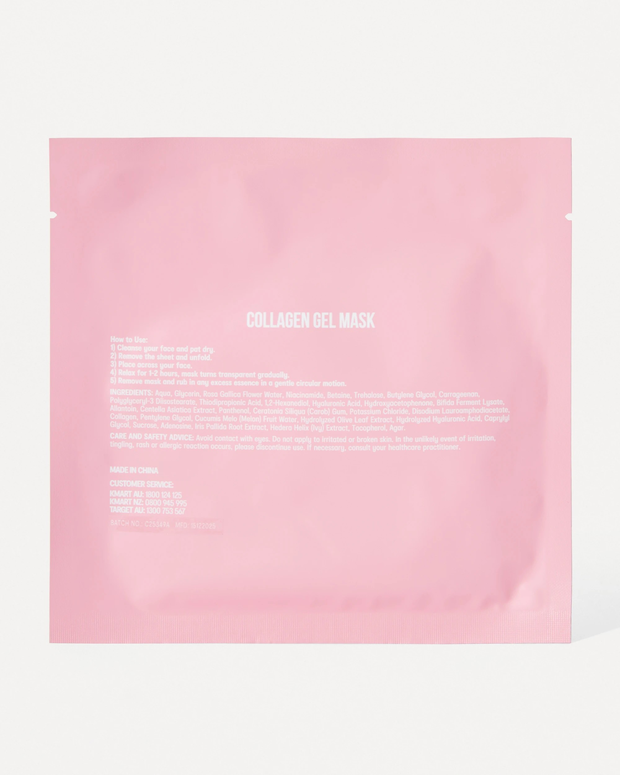 3 OXX Skincare 4 Pack Collagen Real Deep Mask - Niacinamide, Low Molecular Hyaluronic Acid Solution and Low Molecular Collagen, 3 of 5