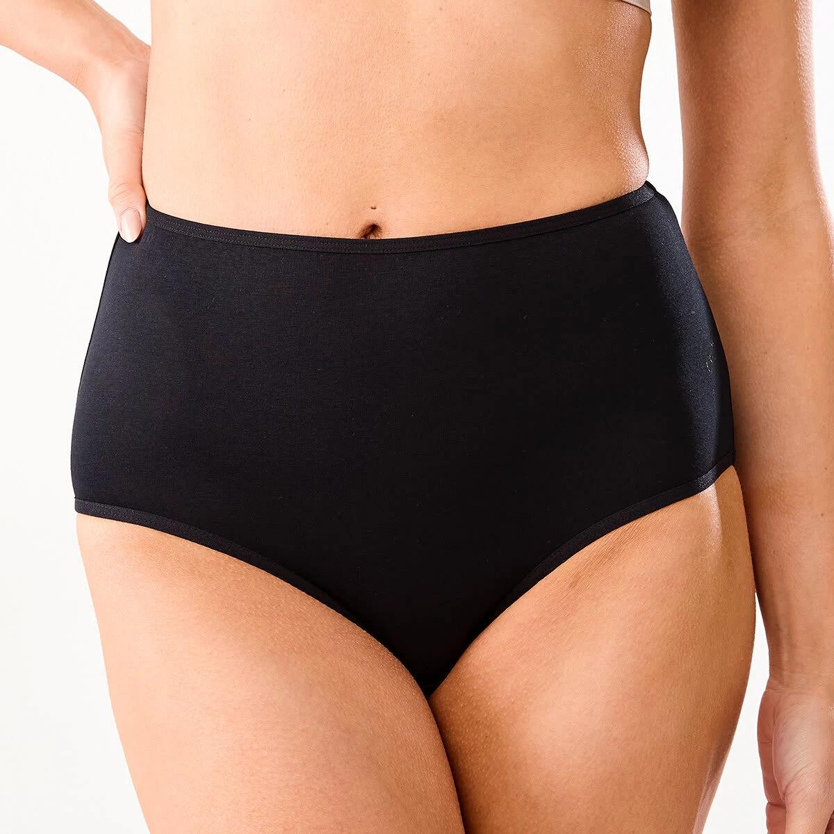 7 7 Pack Cotton Stretch Full Briefs BLACK DOT MULTI, 7 of 10