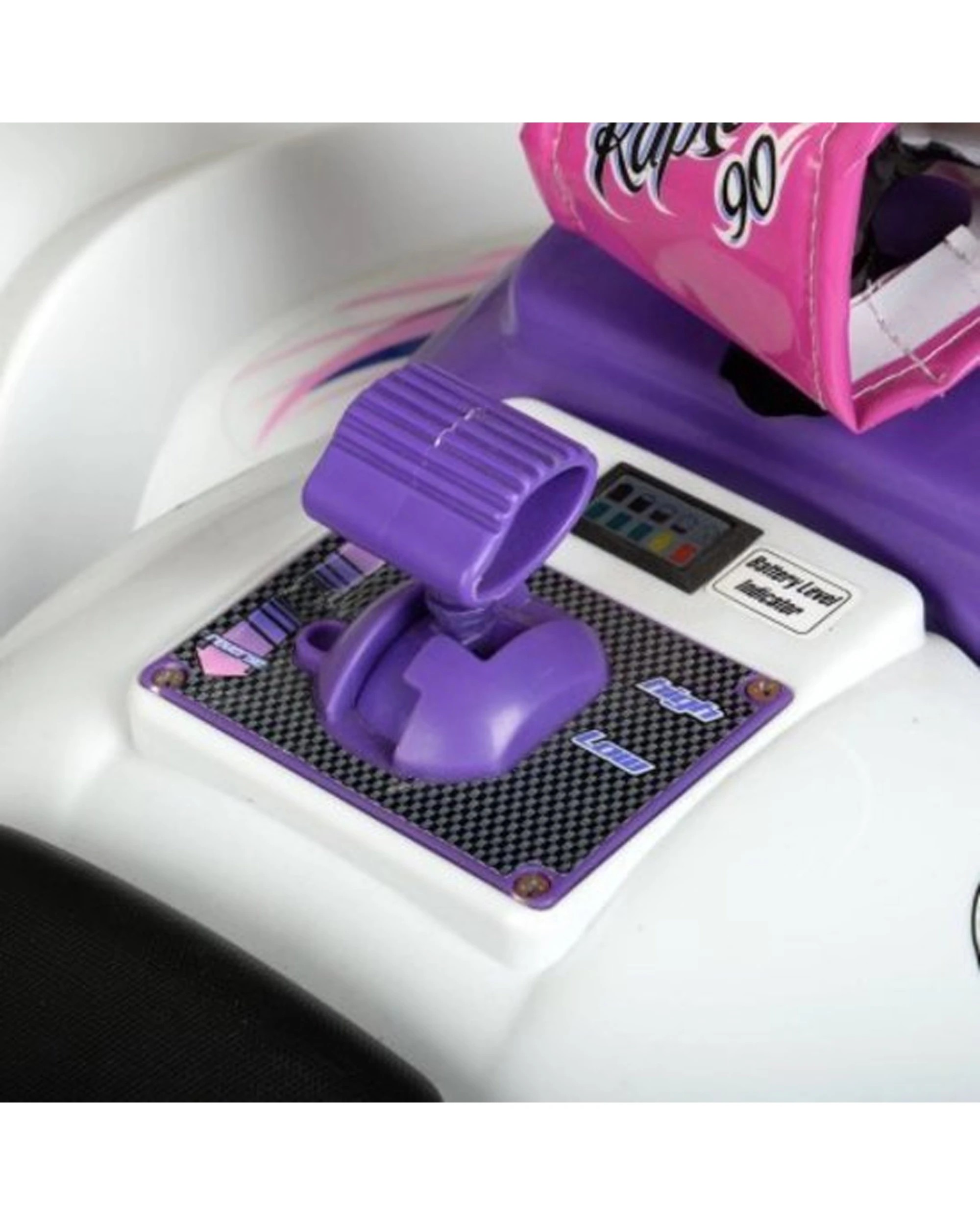 4 Yamaha Kids Children 12V Electric Raptor ATV Ride On Girls Toy - Purple, 4 of 5