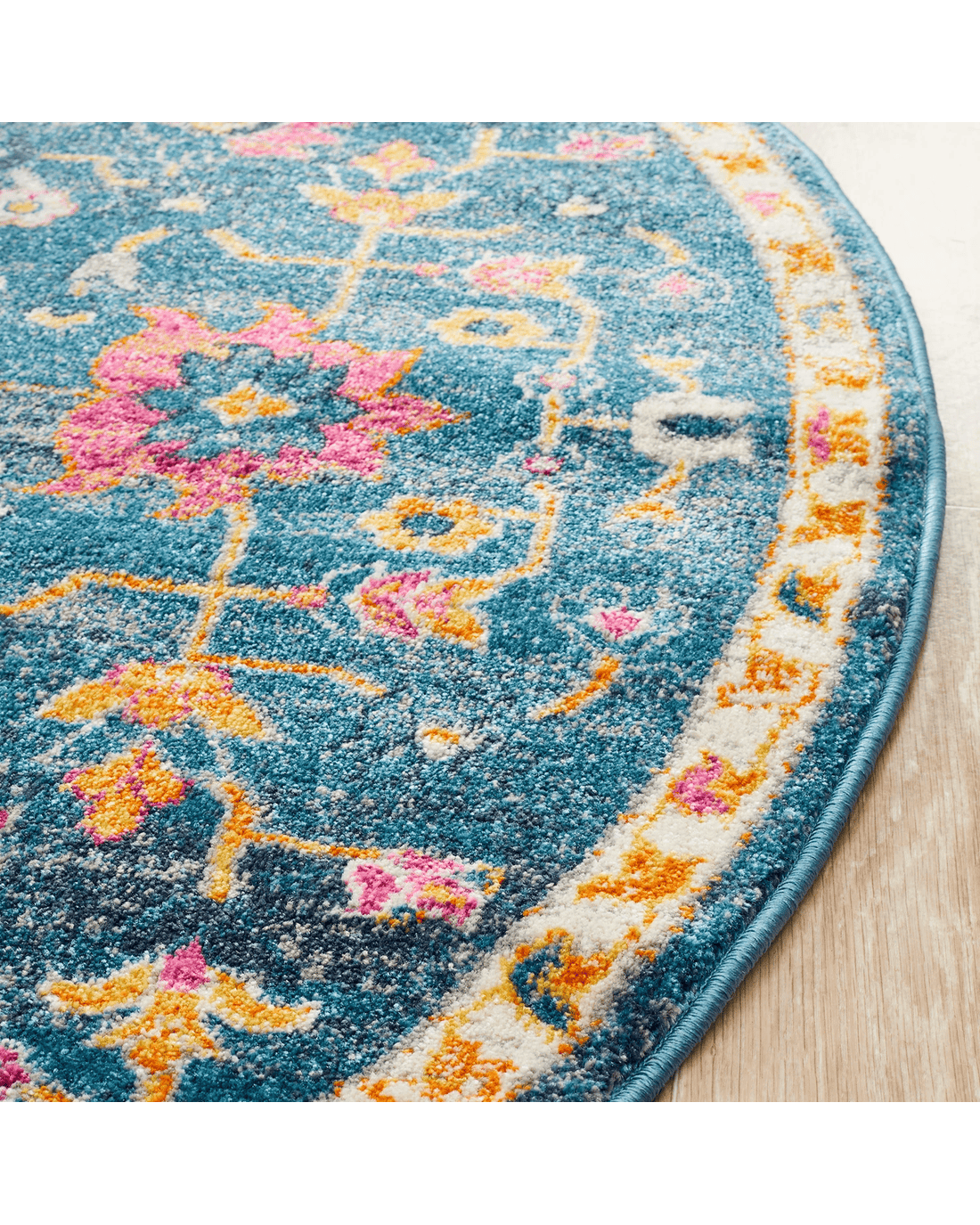 Common Ground Rugs Atlas 209 240x240cm - Large Round Power Loomed Pet ...