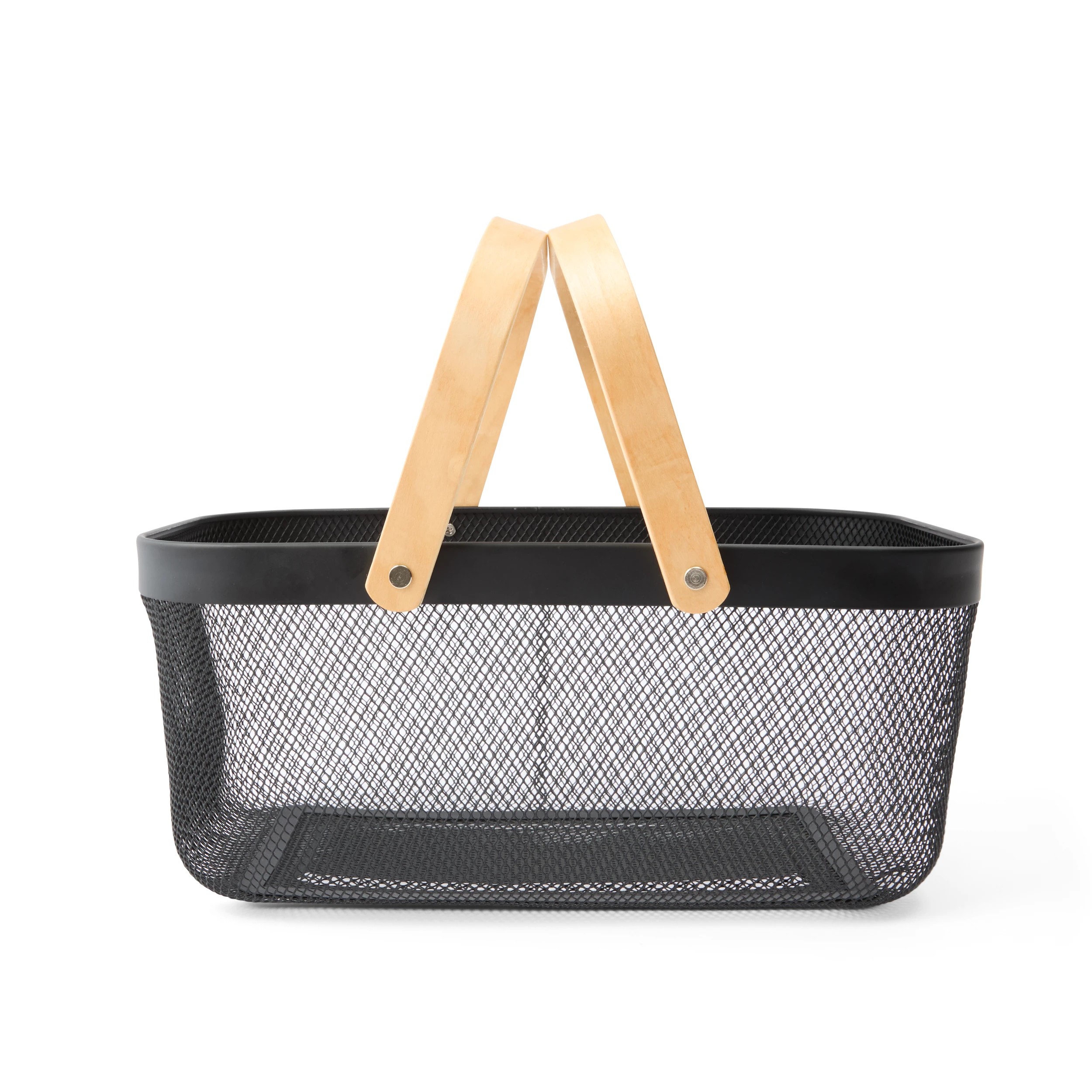 1 Mesh Basket - Large, Black, 1 of 7