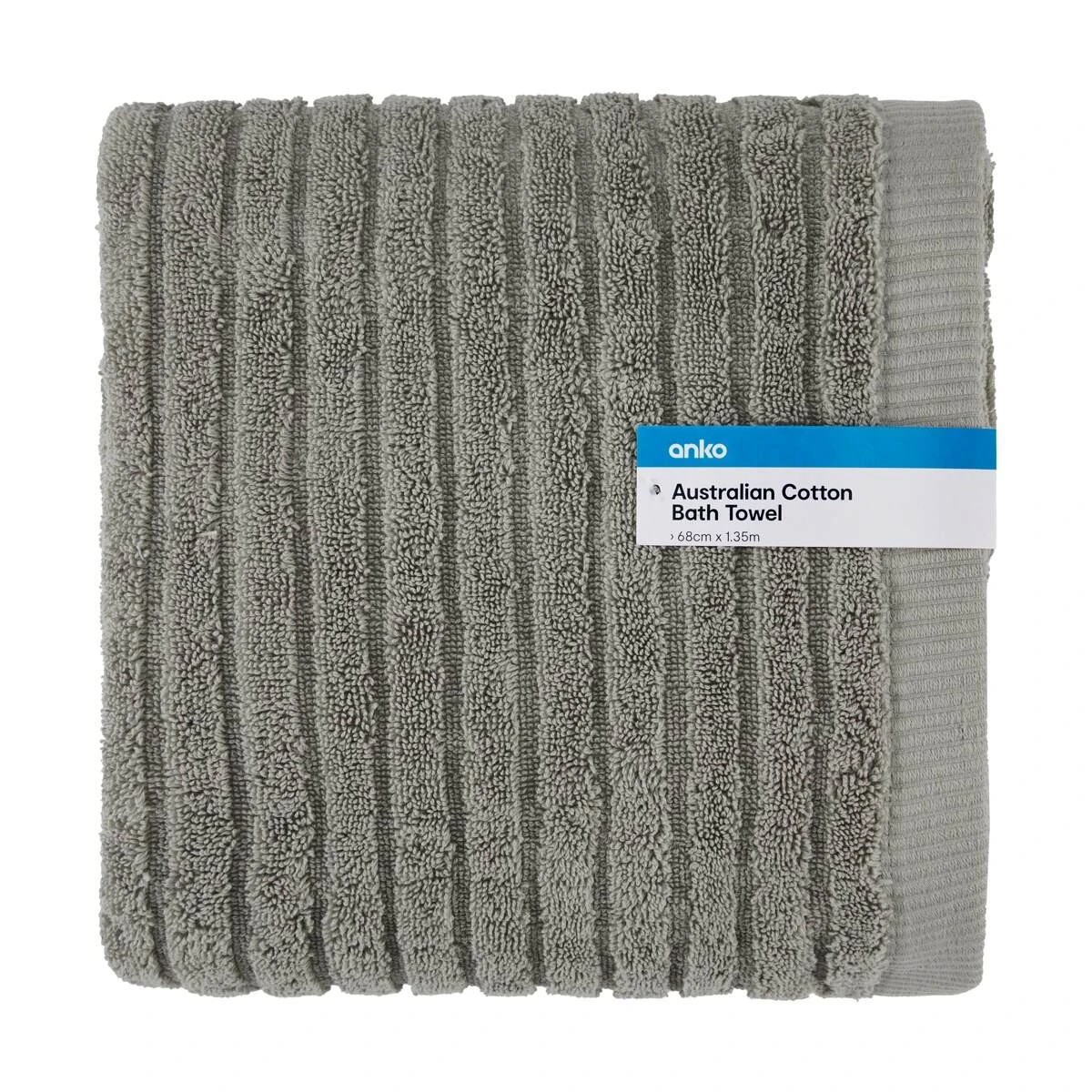 5 Australian Cotton Bath Towel - Silver, 5 of 6