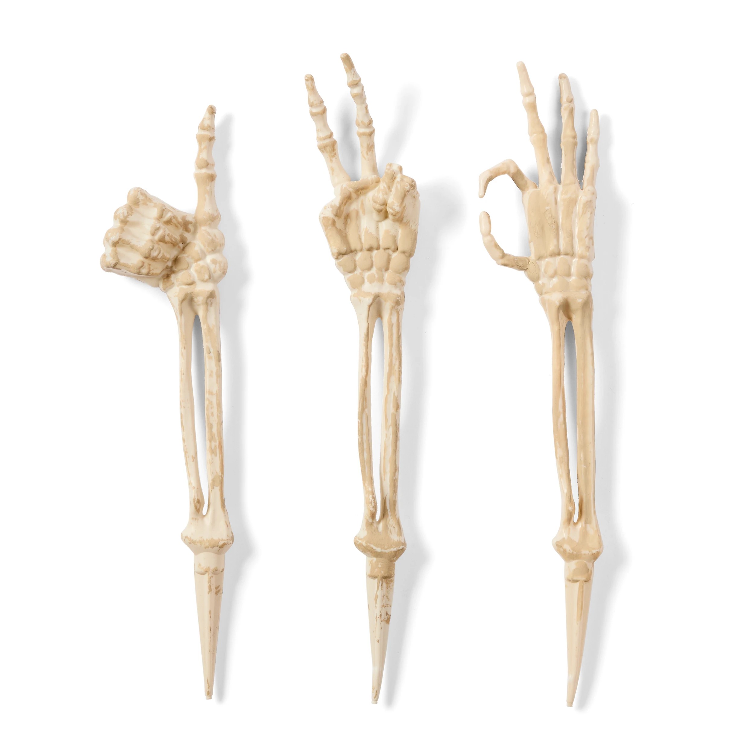 3 3 Piece Skeleton Hand Stakes, 3 of 9