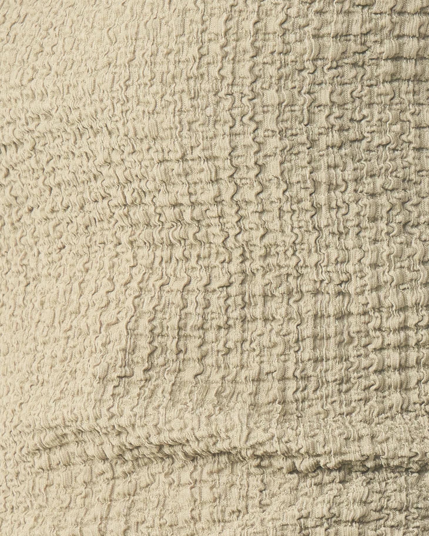 7 Sleeveless Textured Twist Midi Dress Urban Grn, 7 of 8