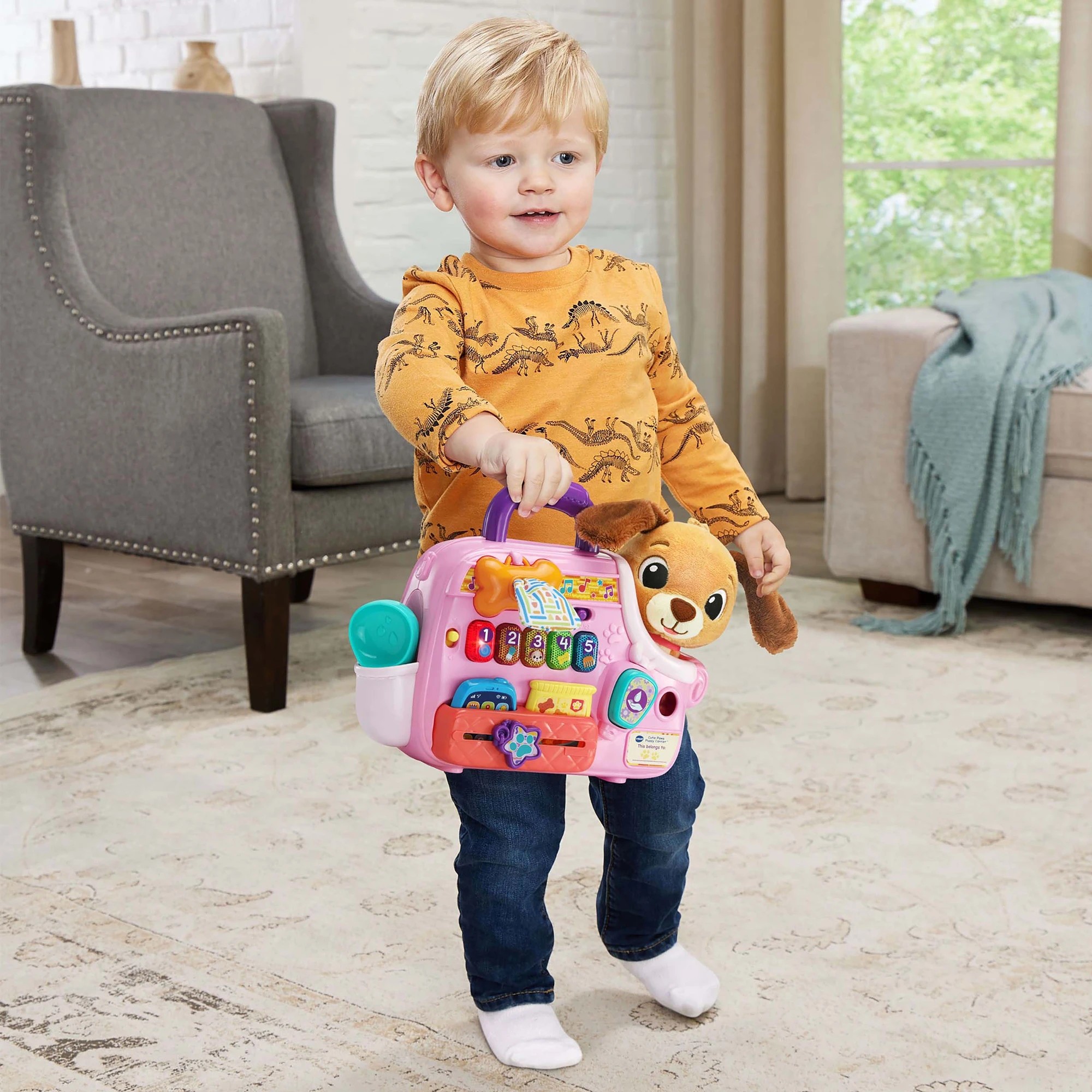 5 VTech Cutie Puppy Carrier - Pink, 5 of 5