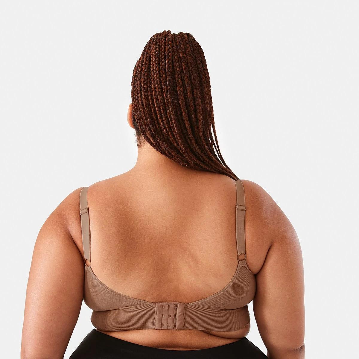 3 Full Figure Wirefree Seamfree T-Shirt Bra SOFT CLAY, 3 of 6