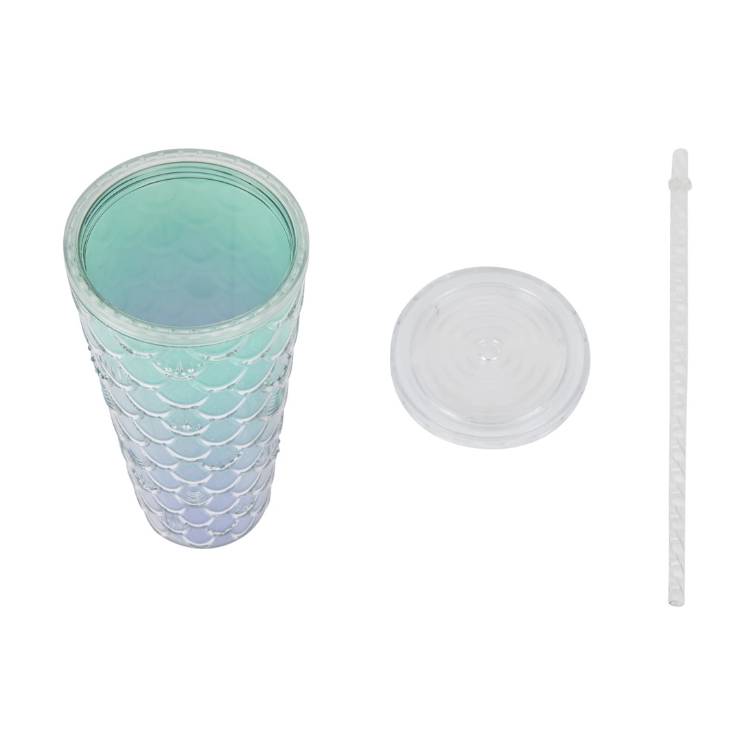 3 650ml Metallic Scallop Tumbler, 3 of 3