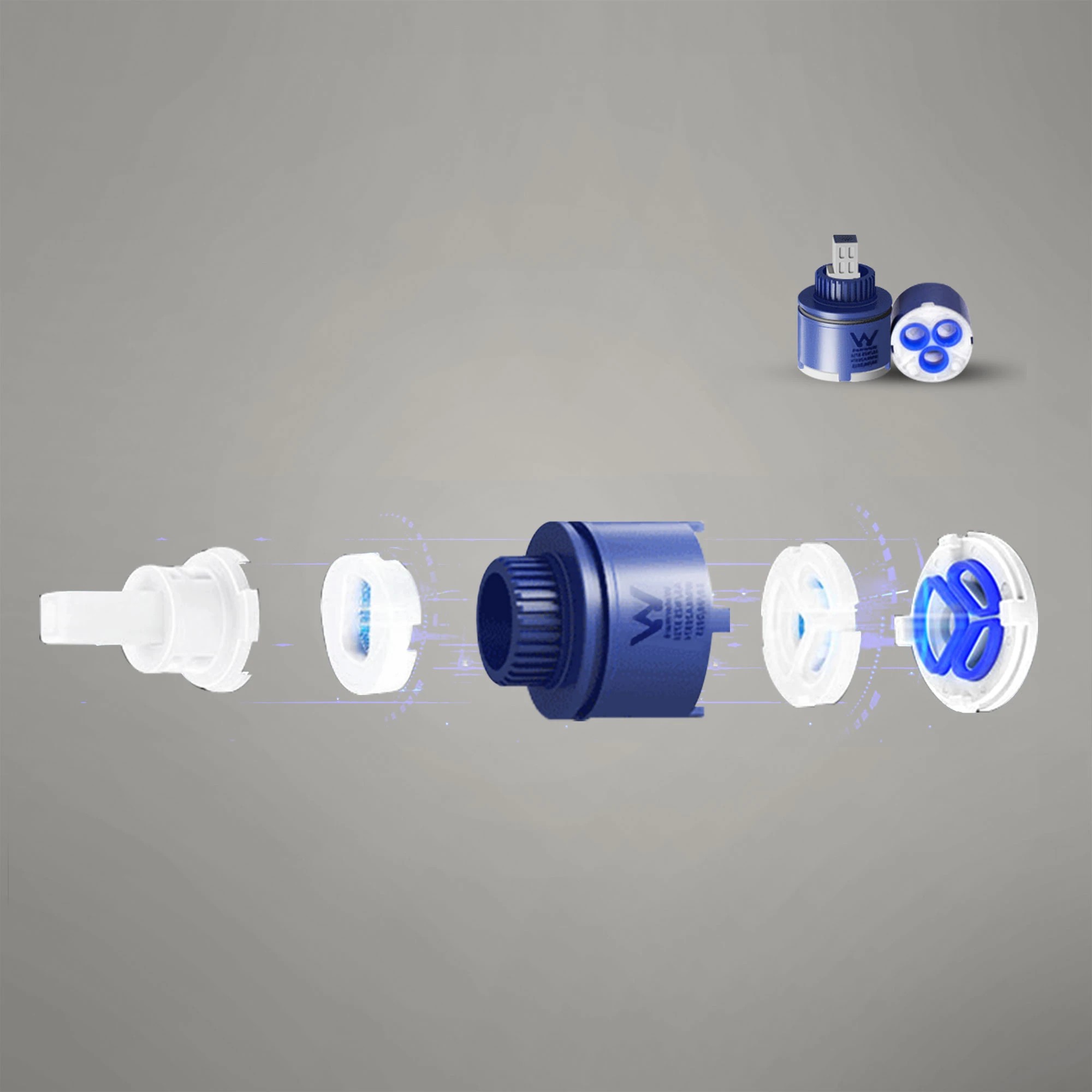 7 Cefito 9'' Rain Shower Head Set Handheld Round High Pressure Twins Tap Chrome - Silver, 7 of 9