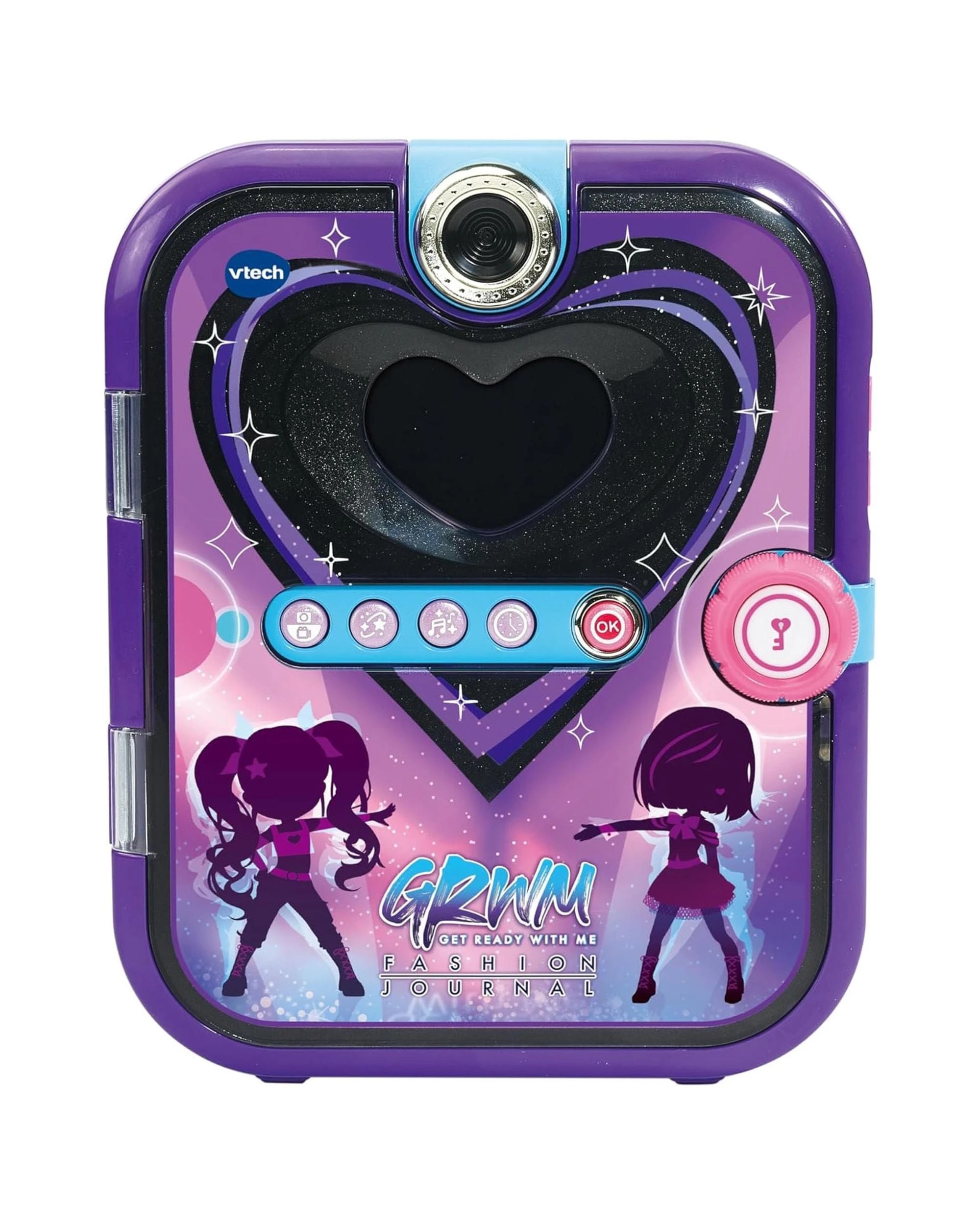 1 VTech Get Ready With Me Fashion Journal - Purple, 1 of 4