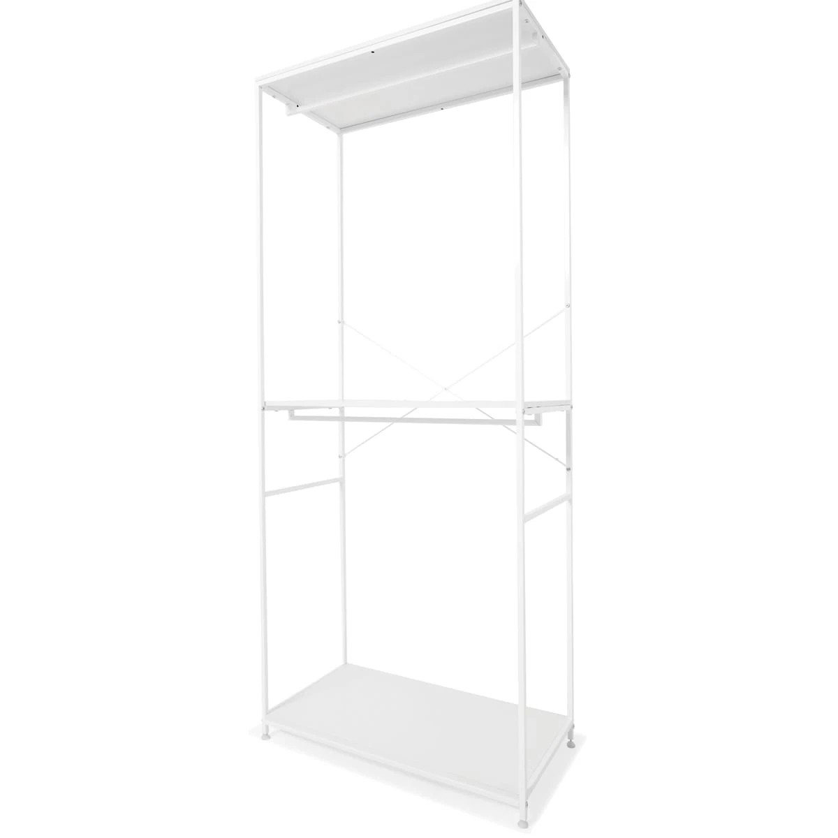 4 Garment Rack with 2 Rails, 4 of 5