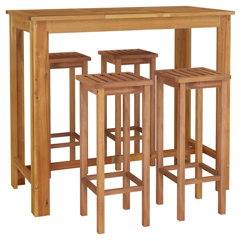 2 vidaXL garden bar set Durable - Brown, 2 of 8