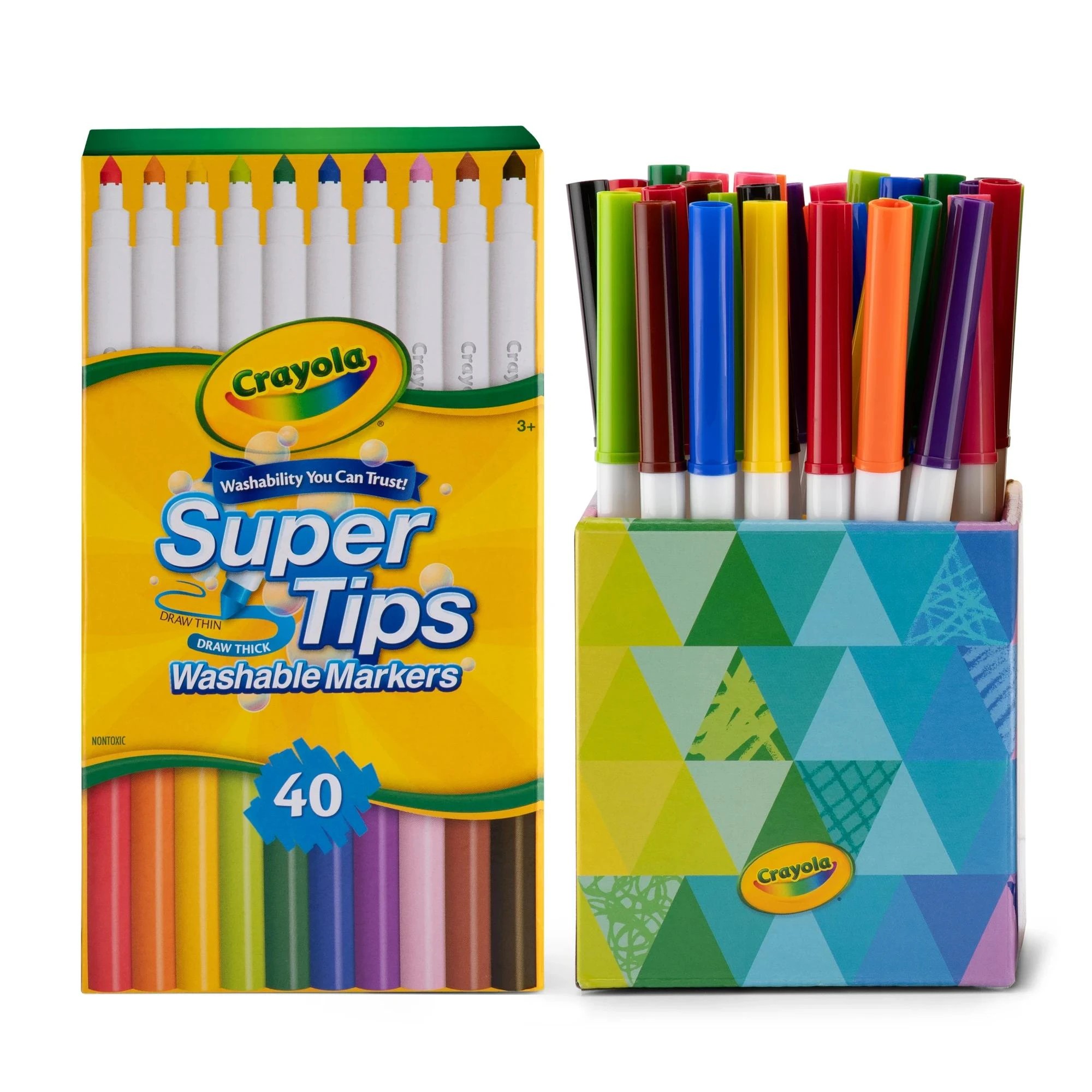 1 40 Pack Crayola Washable Supertips Markers Sharepack
 - Multi, 1 of 6