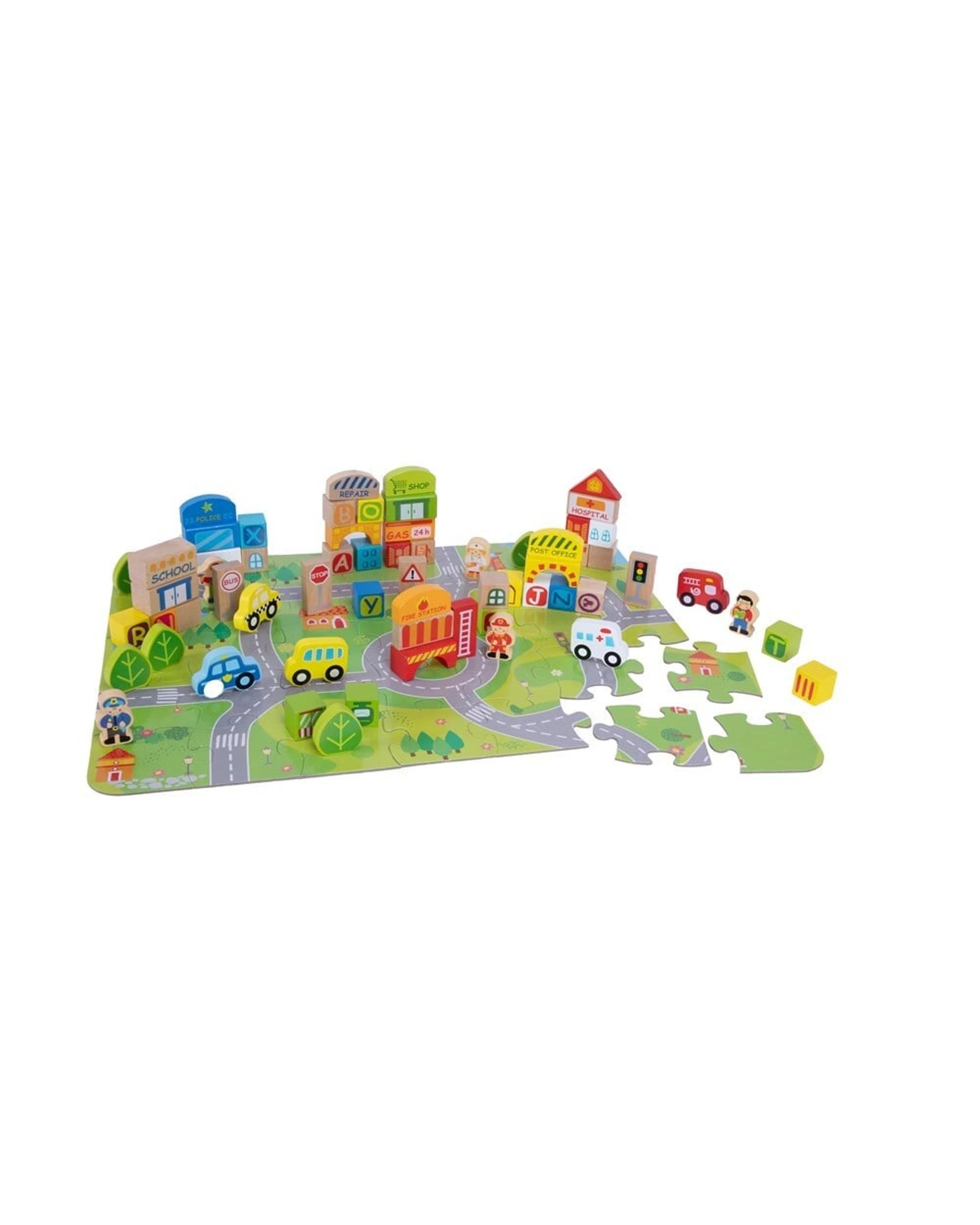 3 Fat Brain Toy Co My Town Block Set, 3 of 6