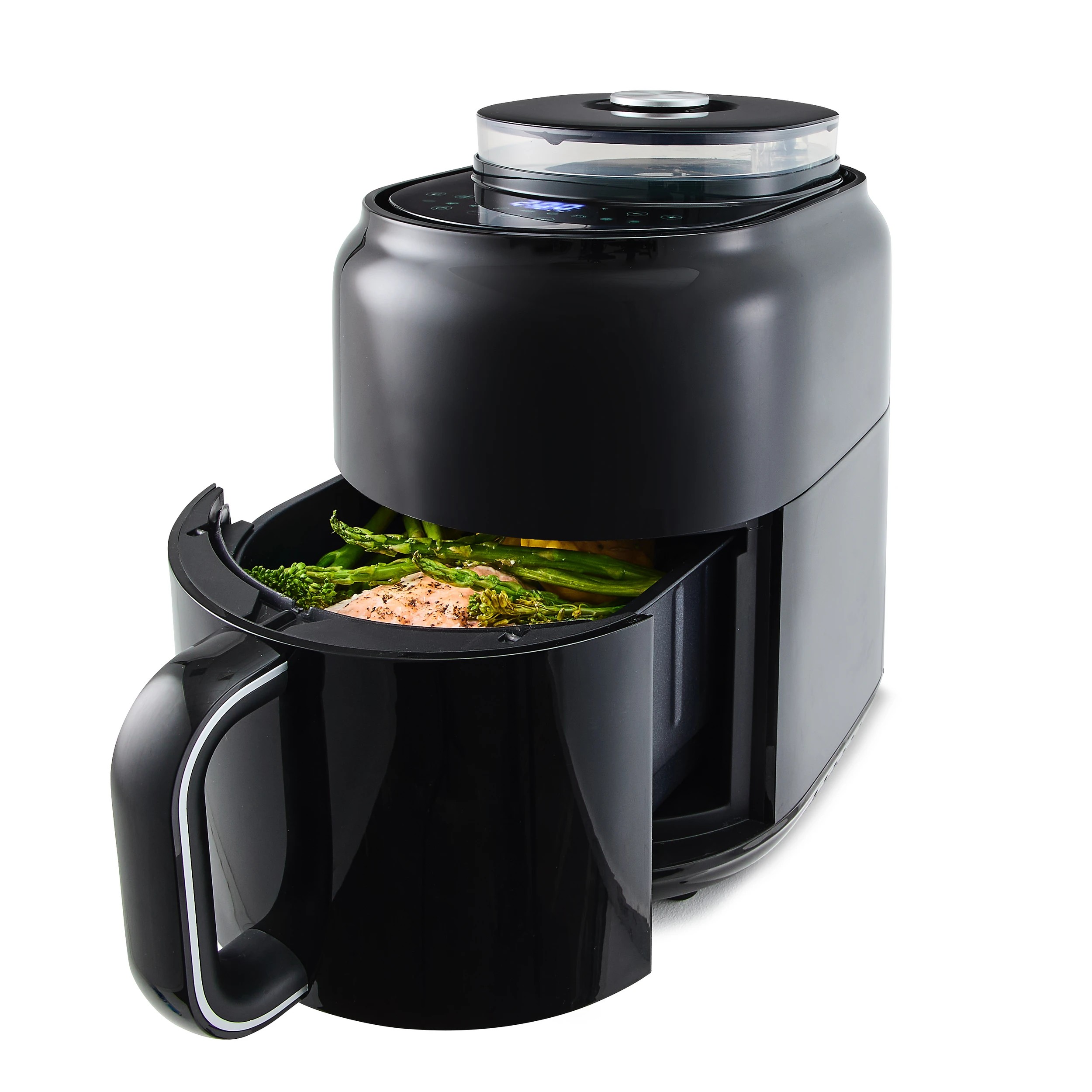 1 4.5L Steam Air Fryer - Black, 1 of 10