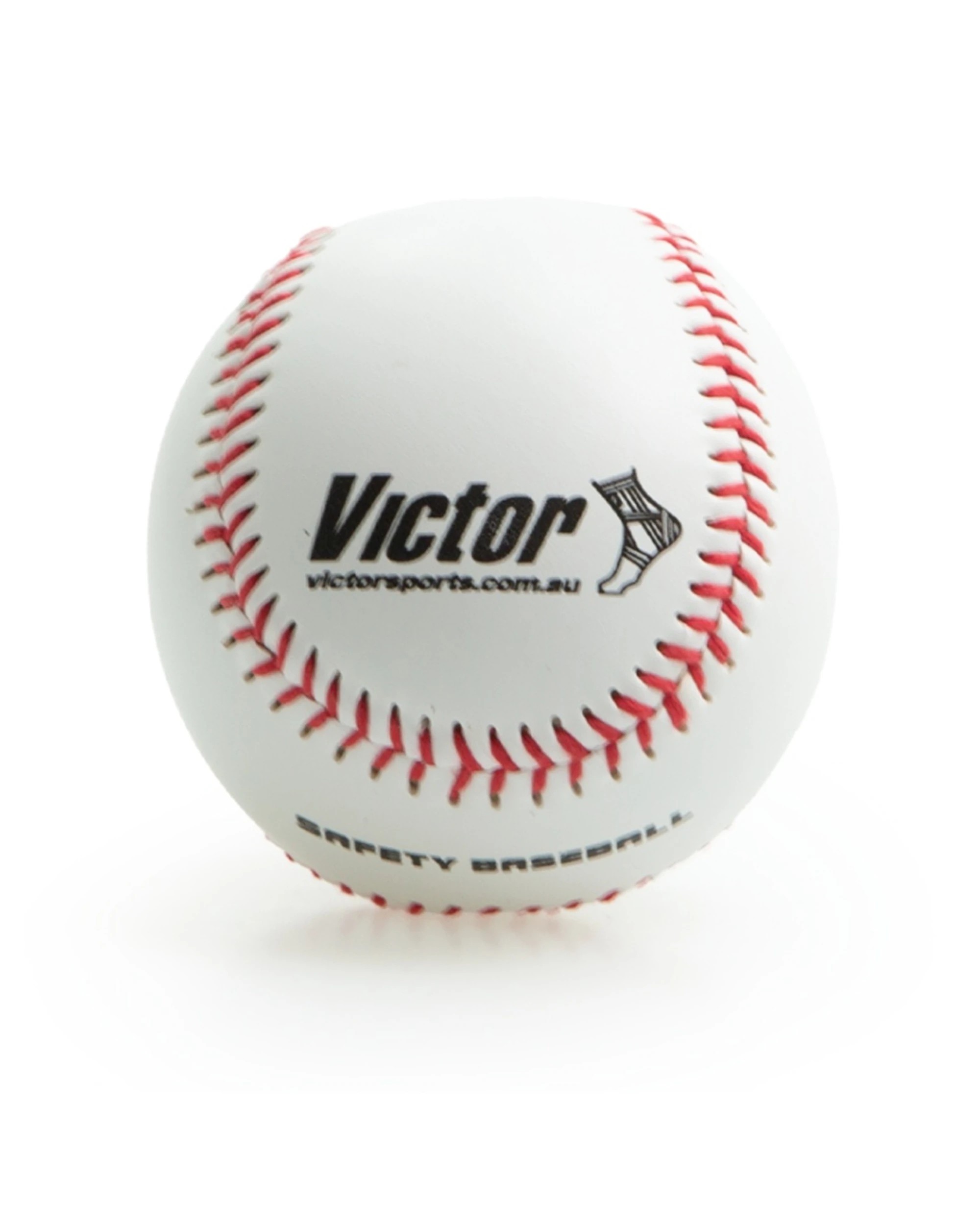 2 Victor Sports Baseball Softcore Practice Ball Safe Training 9 Inches - White, 2 of 4