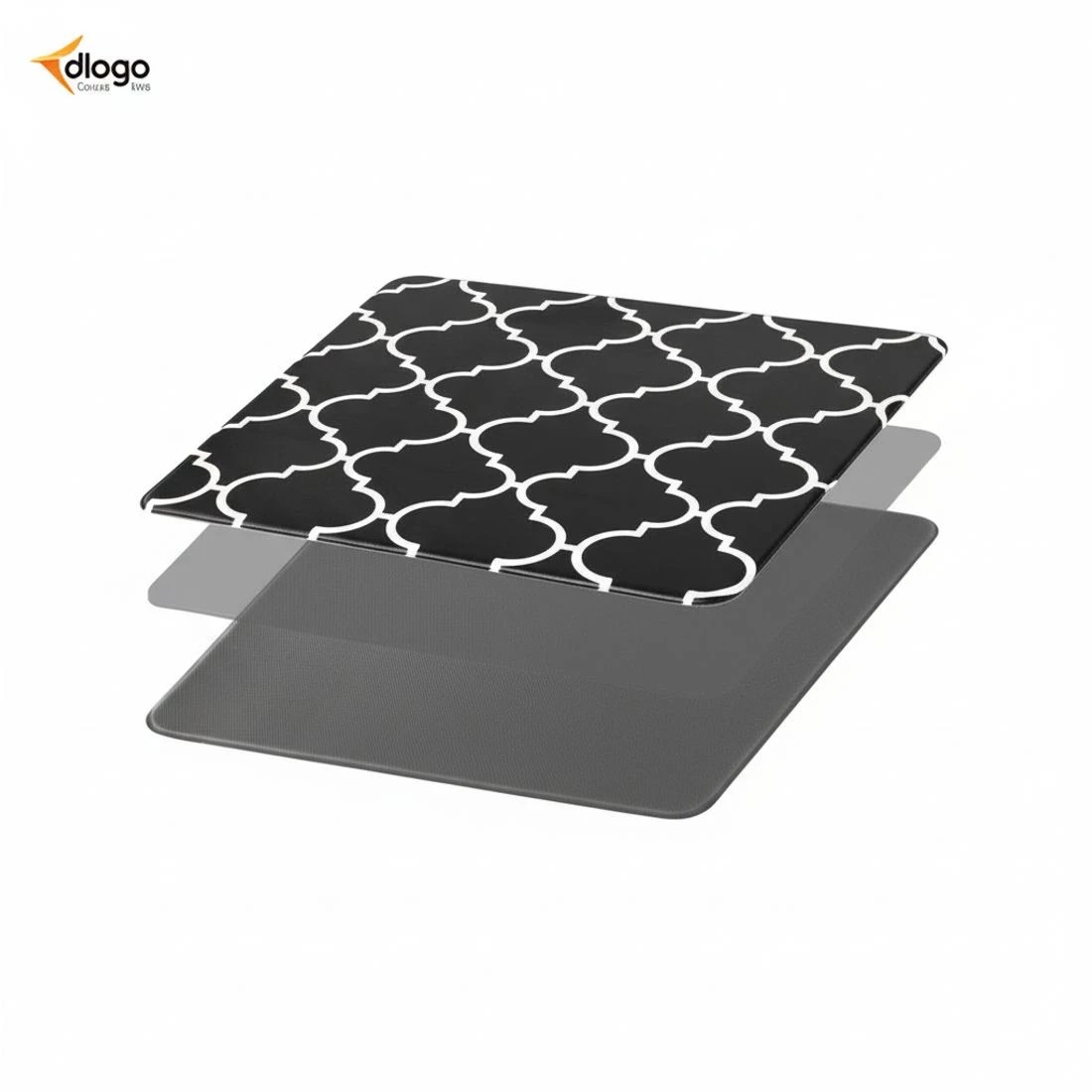 7 Artiss Kitchen Mat 45x75cm PVC Floor Rug Carpet - Black, 7 of 7
