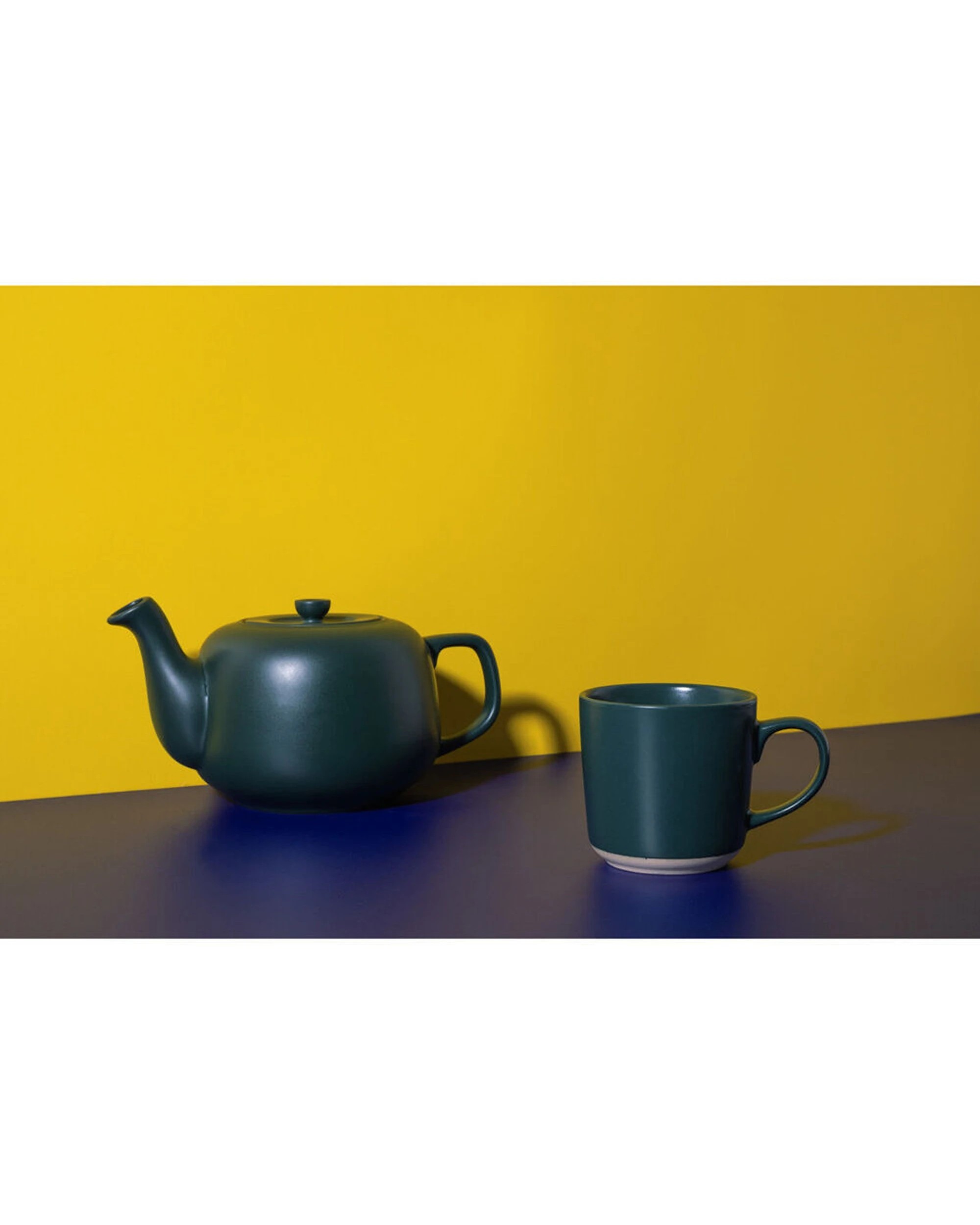 4 La Cafetiere 2PK Stoneware Classic Teapot Kettle 1.2L - Green, 4 of 7