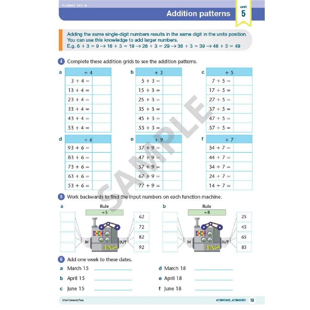 3 Maths Plus Australian Curriculum Value Pack Year 3, 3 of 5