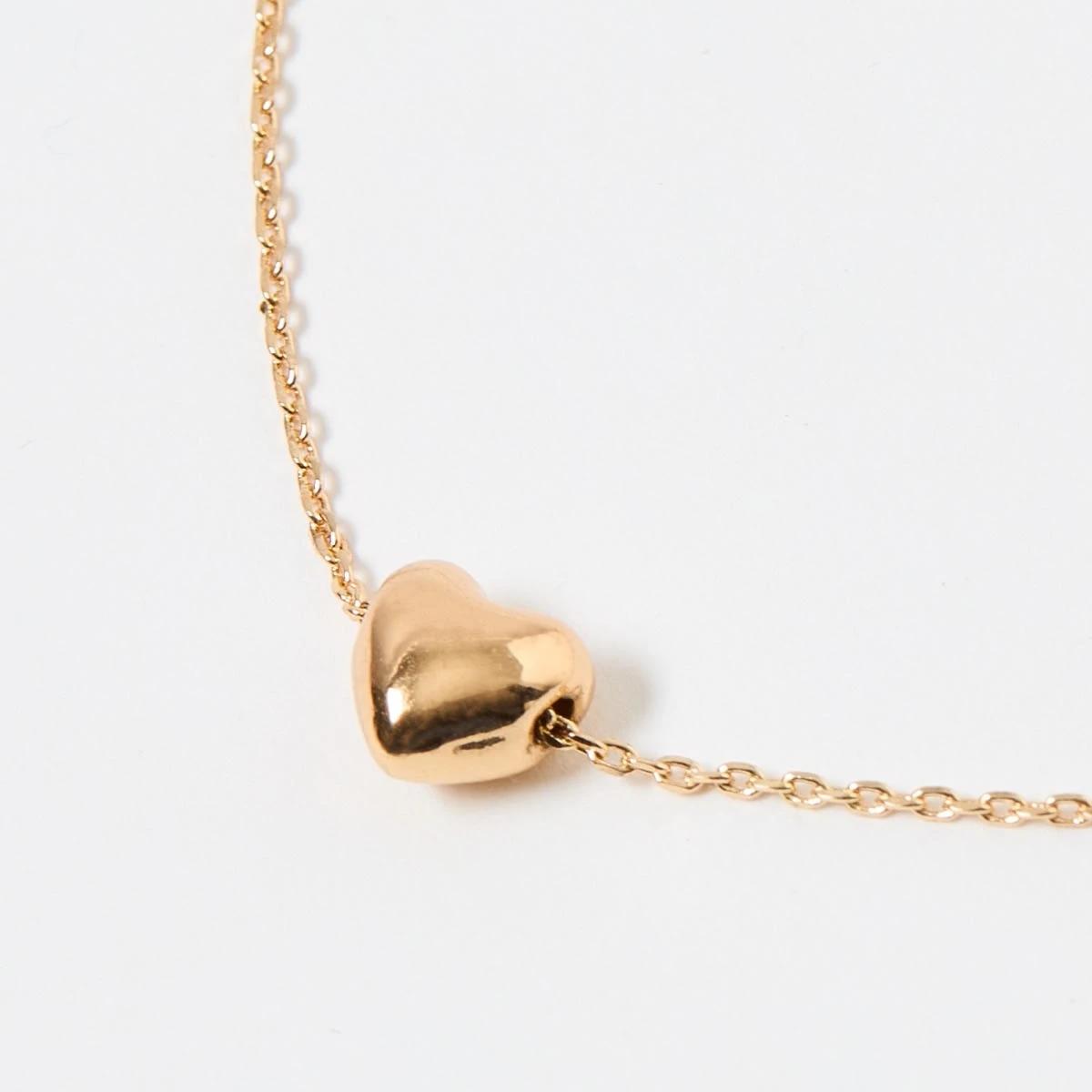 4 4 Pack Heart Charm Bracelets - Gold Tone Gold, 4 of 7