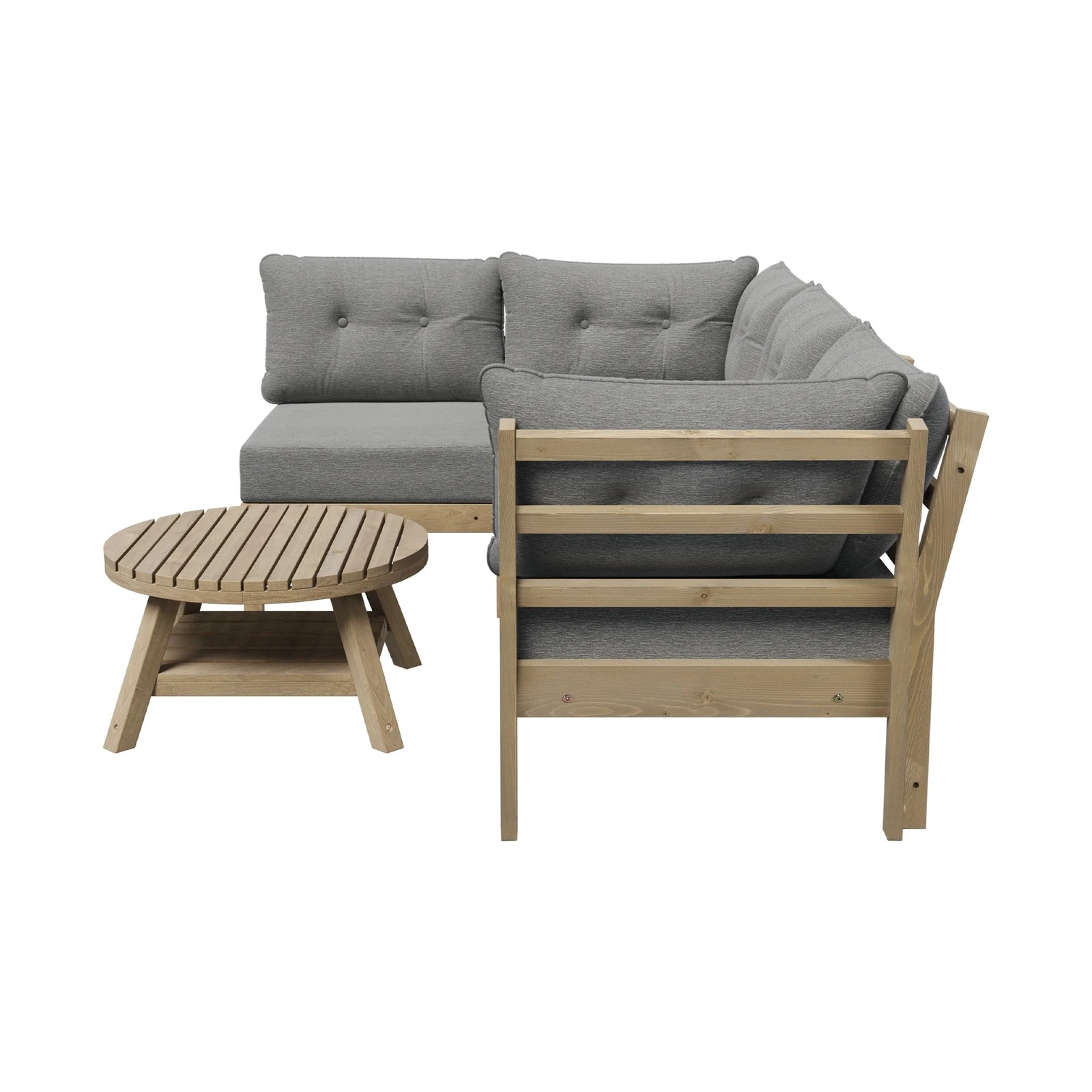 10 Livsip 4 Seater Outdoor Sofa Set Lounge Setting - Grey, 10 of 10