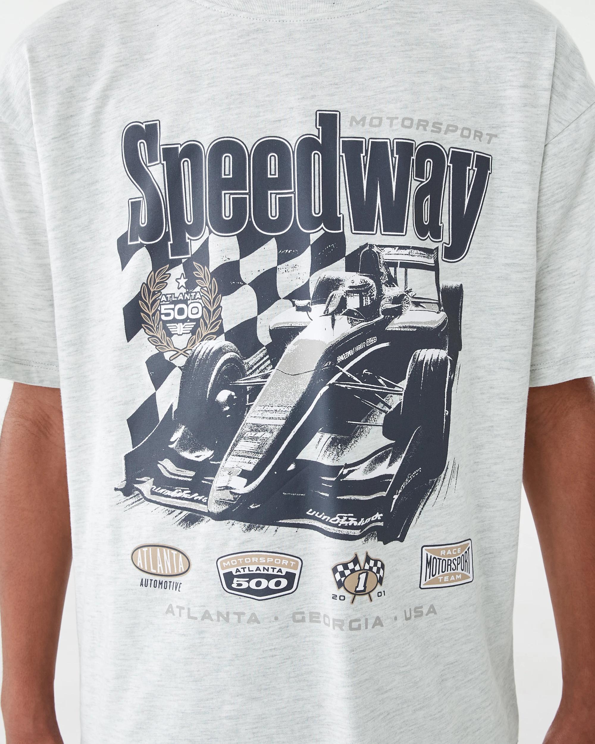 4 Short Sleeve Jersey Pyjama Set GREY SPEEDWAY MOTORSPORT, 4 of 9