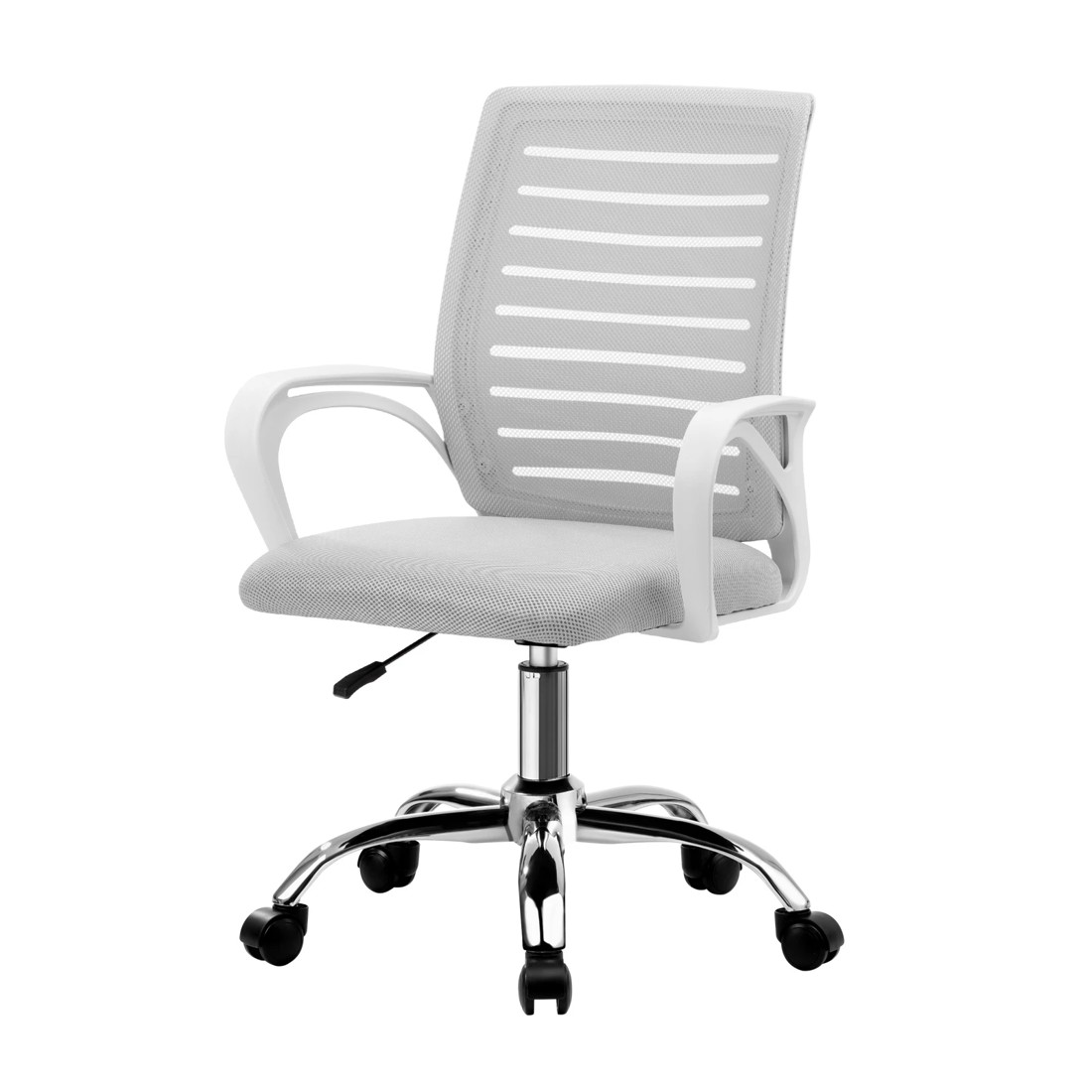 1 Oikiture Mesh Office Chair Computer Desk Seat Home Work
 - White, 1 of 10