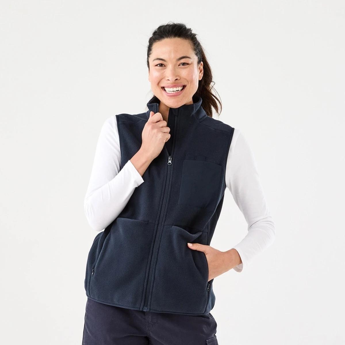 2 Work Scrub Vest Paris Blu, 2 of 6