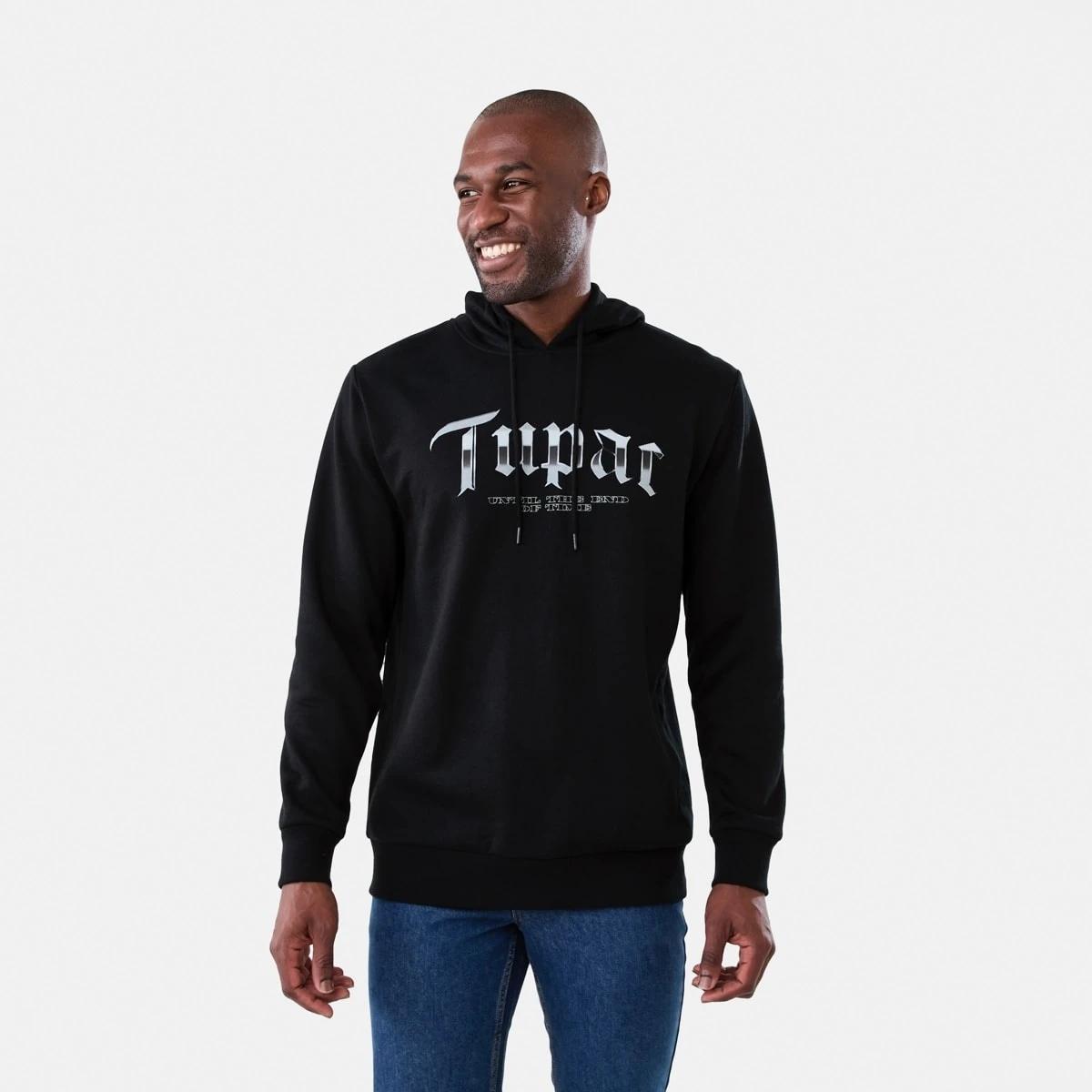 1 Tupac License Hoodie Black, 1 of 6