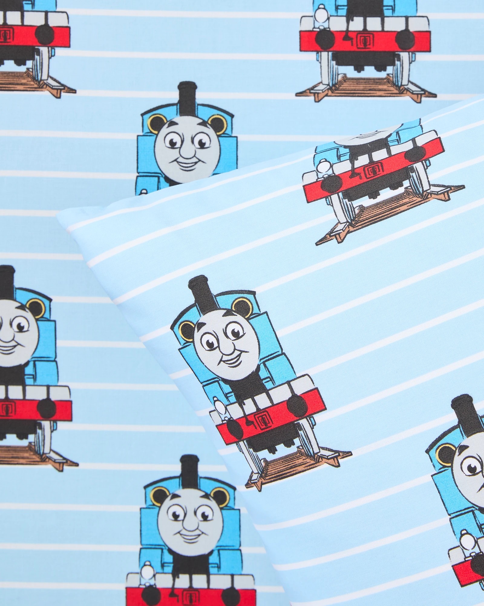 2 Thomas & Friends Fitted Sheet Set
 - Double Bed
 - Blue, 2 of 3