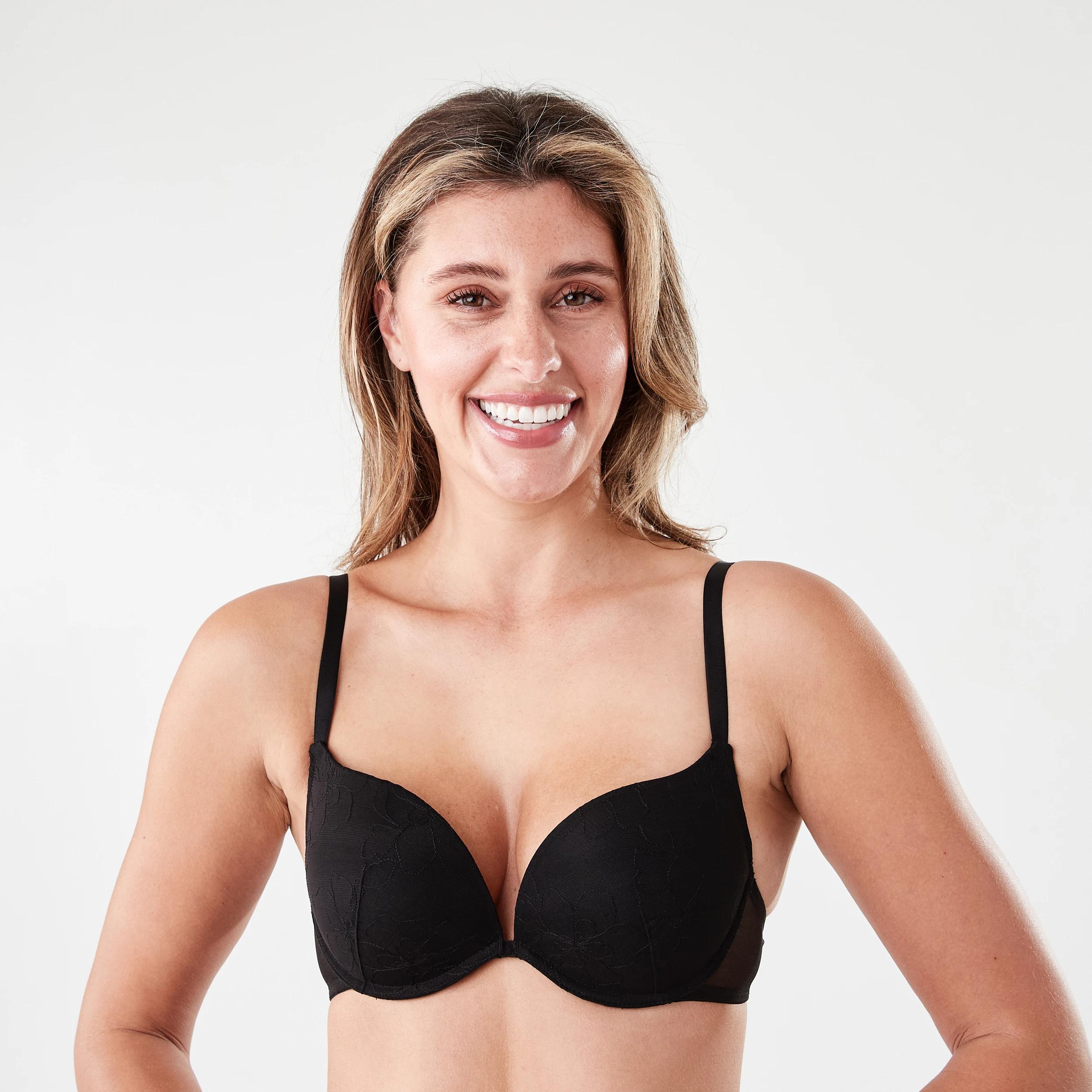 1 Lace Push-Up Bra BLACK, 1 of 6