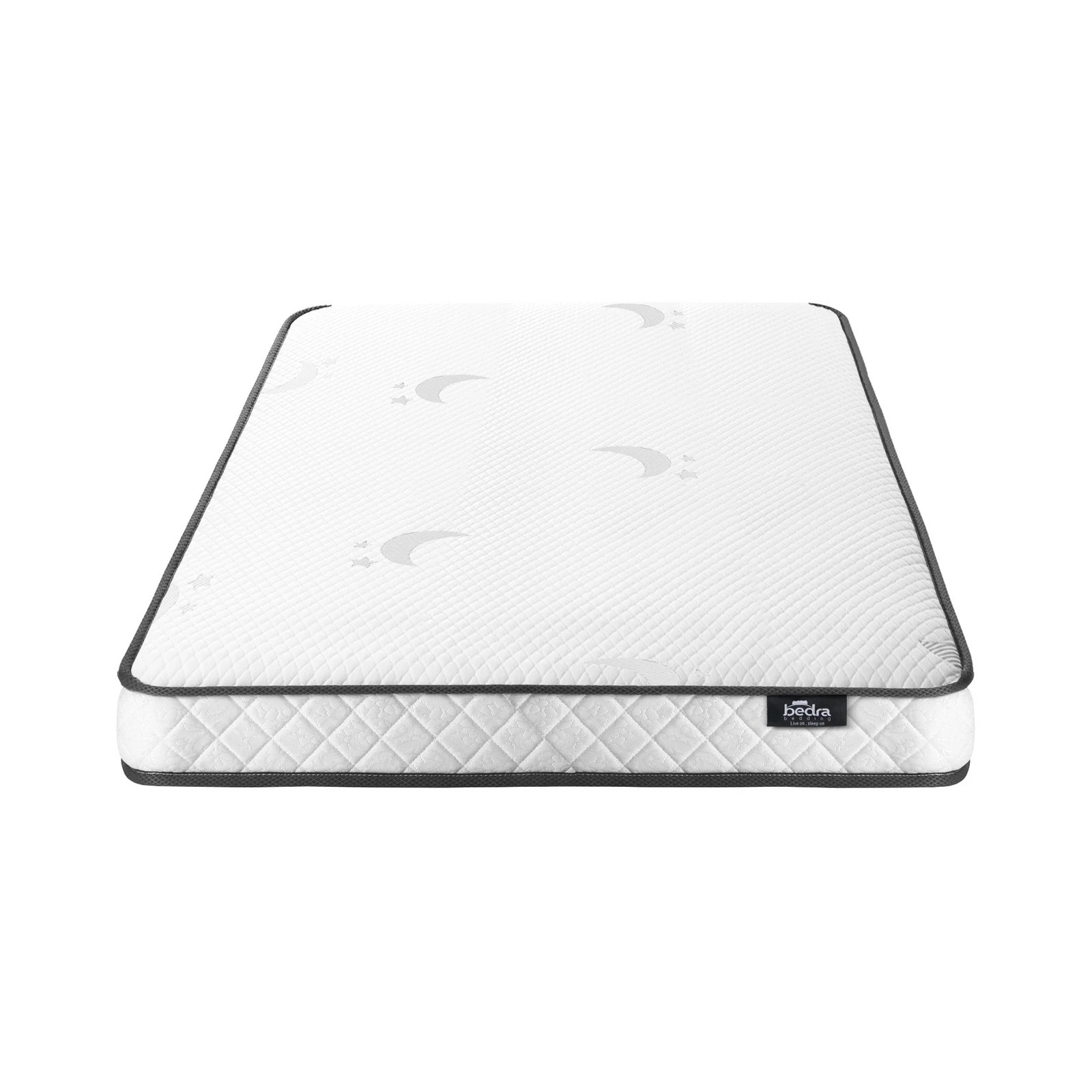 9 Bedra Bedding Double Mattress Tight Top Bed Bonnell Spring Foam 13cm
 - White, 9 of 10